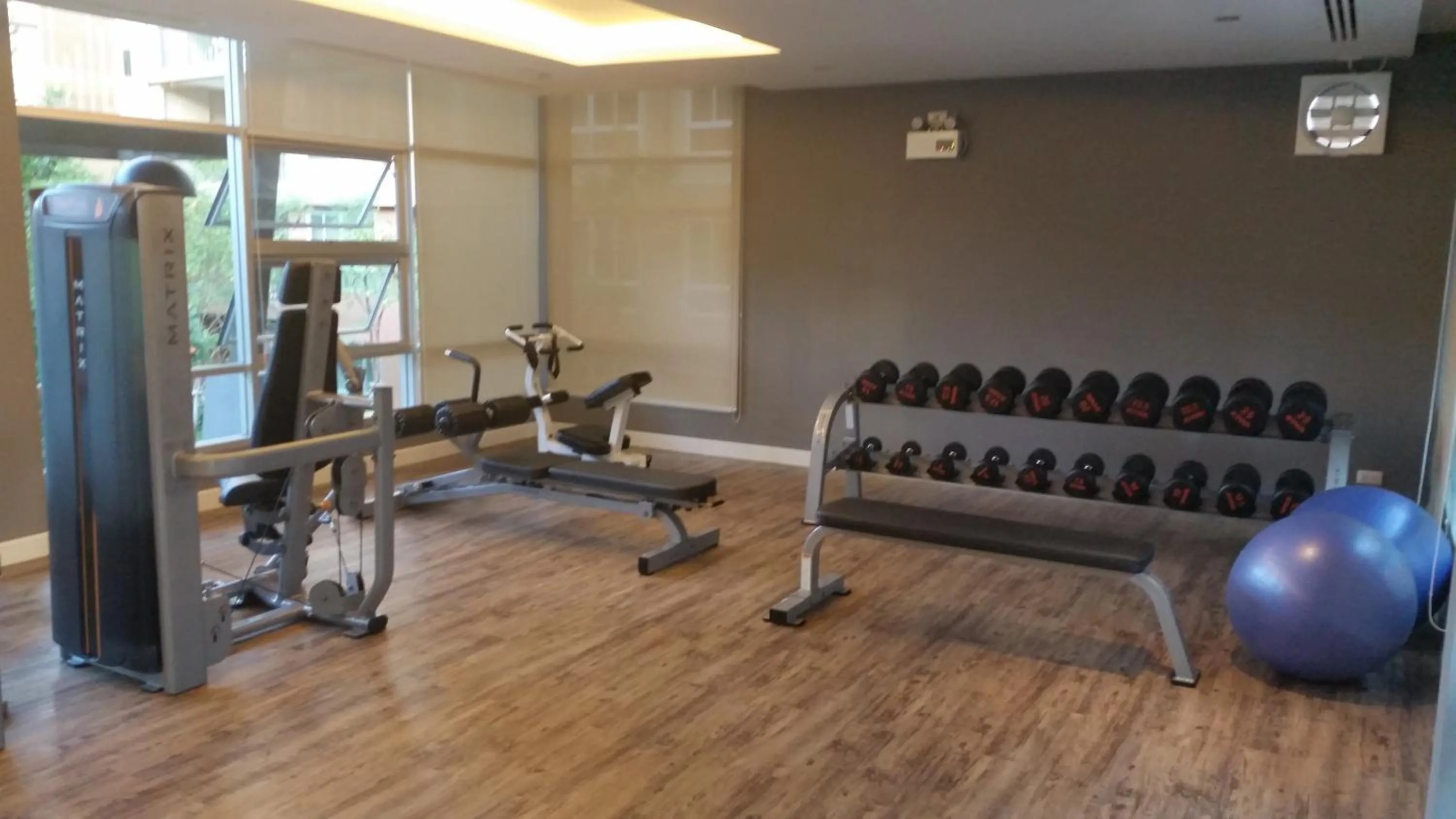Fitness centre/facilities in The Relaxing Room Mountain View at Baan Tew Lom Condominium Cha Am - Hua Hin