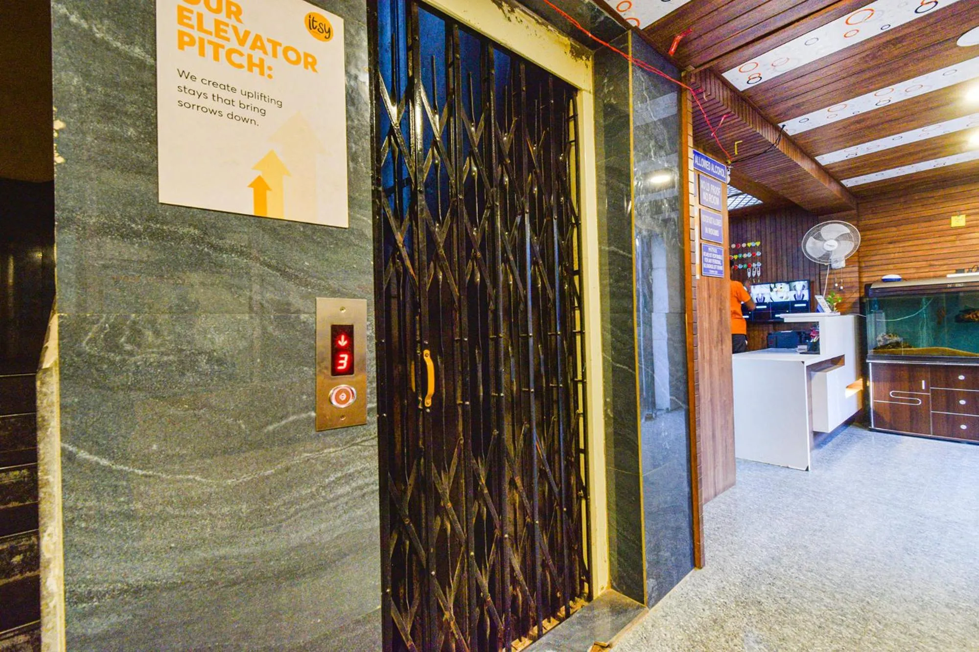 elevator in FabHotel Yogeshwara Grand - Nr Hyderabad International Airport, Shamshabad