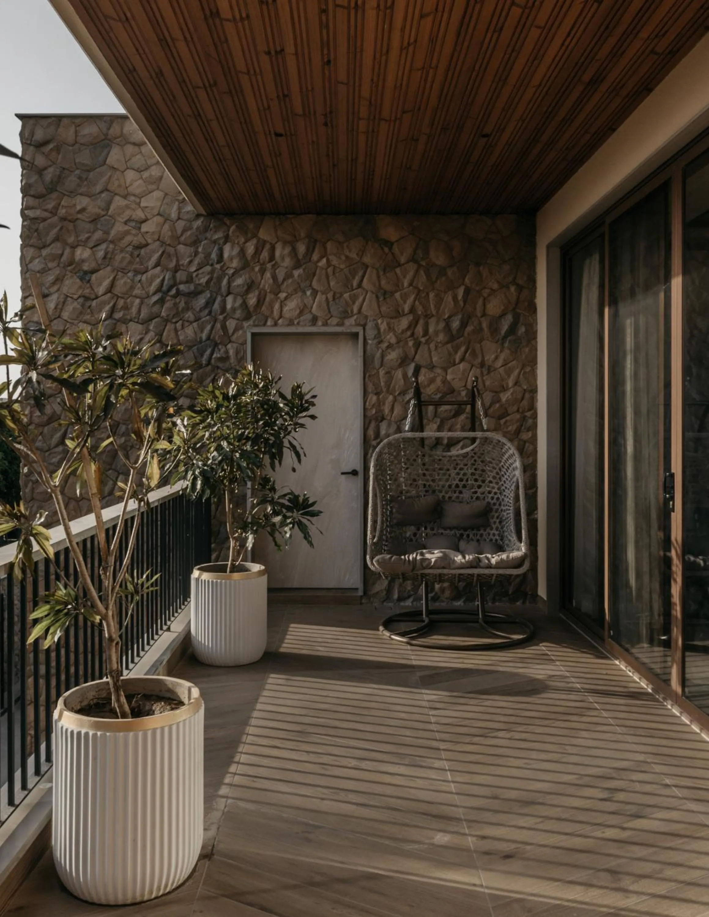 Patio in Luxury Lofts