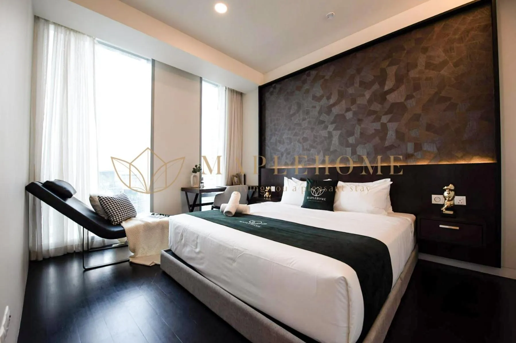 Bed in Tropicana The Residences Premier Suites KLCC