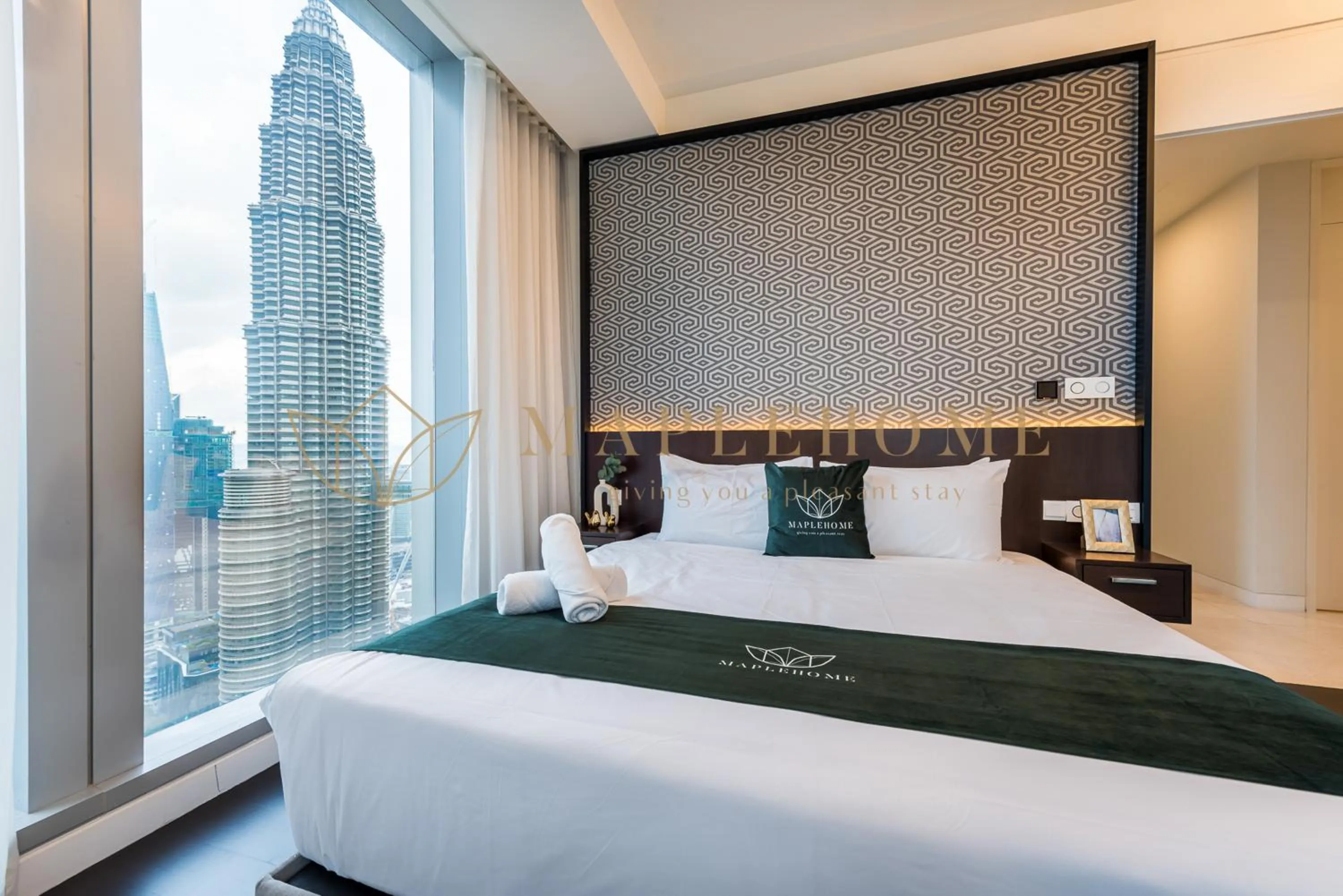 Bed in Tropicana The Residences Premier Suites KLCC