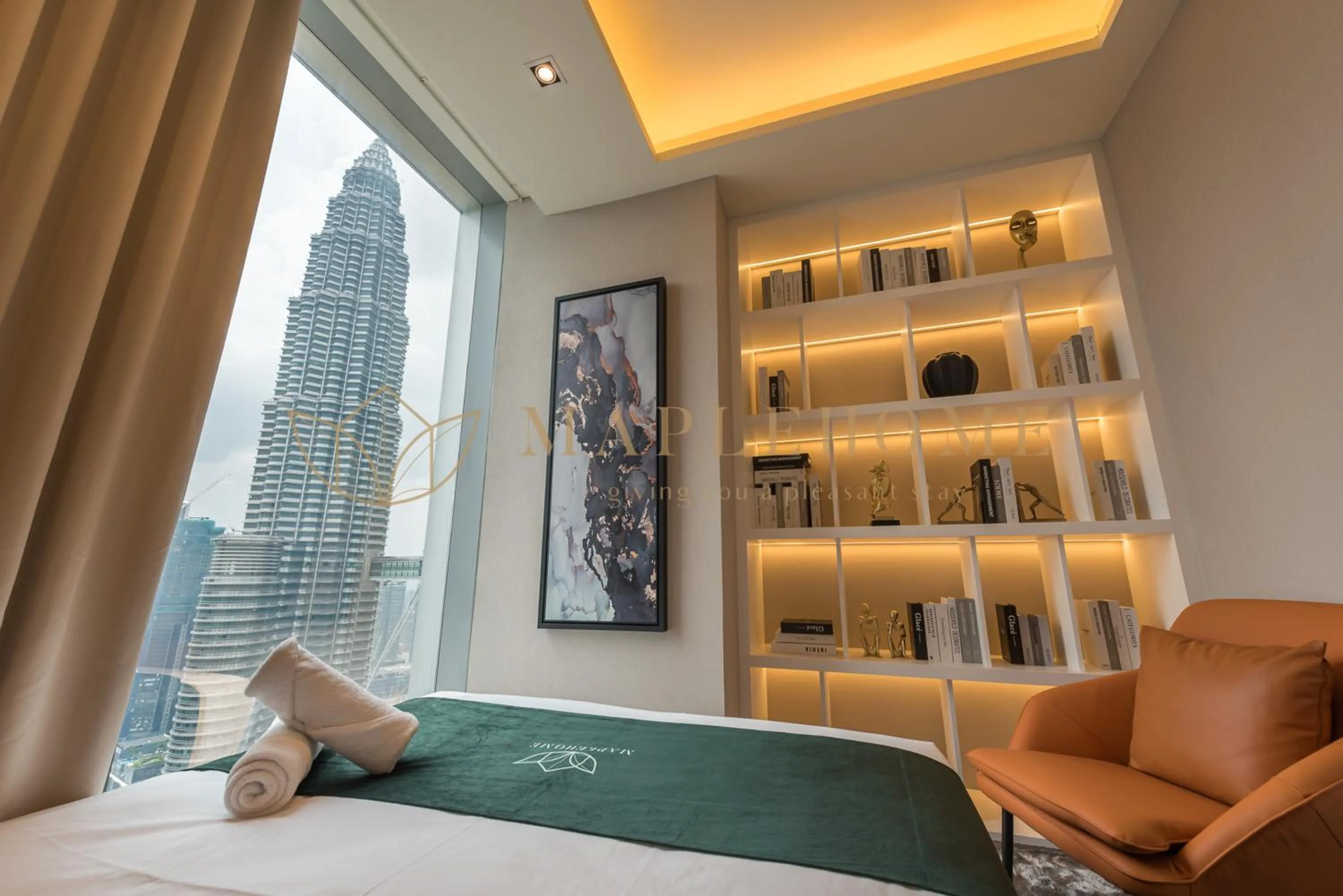 Bedroom in Tropicana The Residences Premier Suites KLCC
