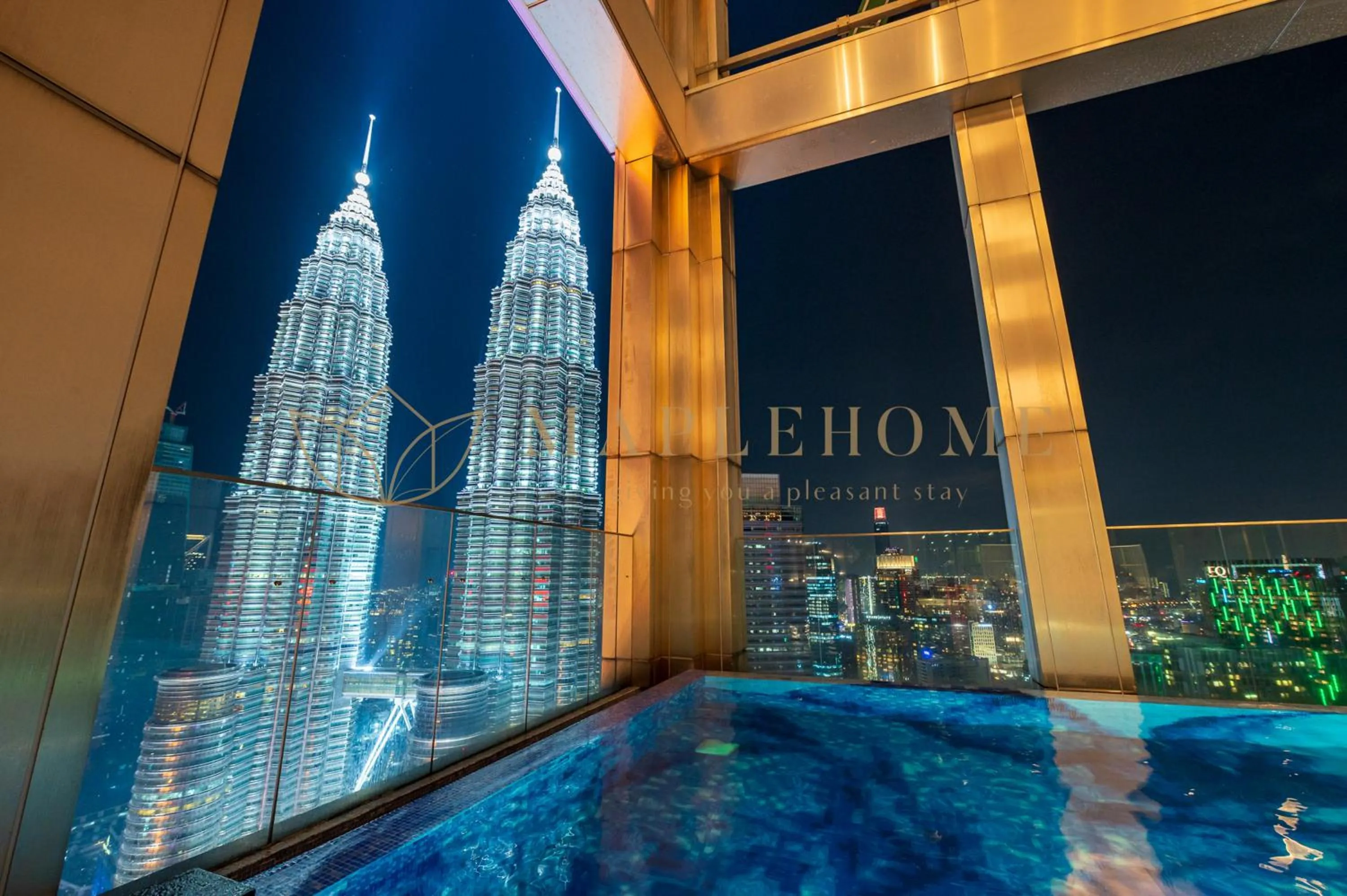 City view in Tropicana The Residences Premier Suites KLCC