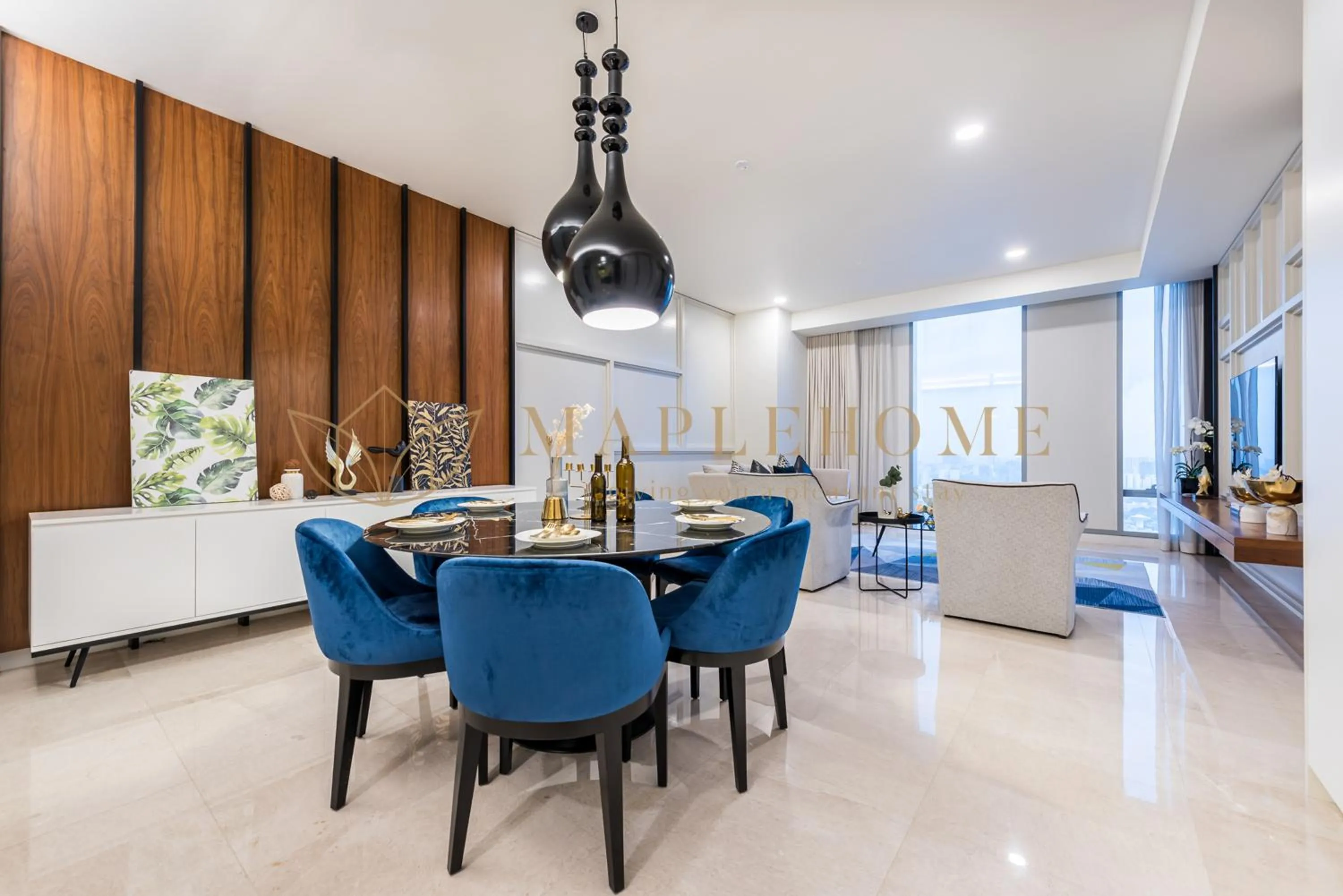 Dining area in Tropicana The Residences Premier Suites KLCC