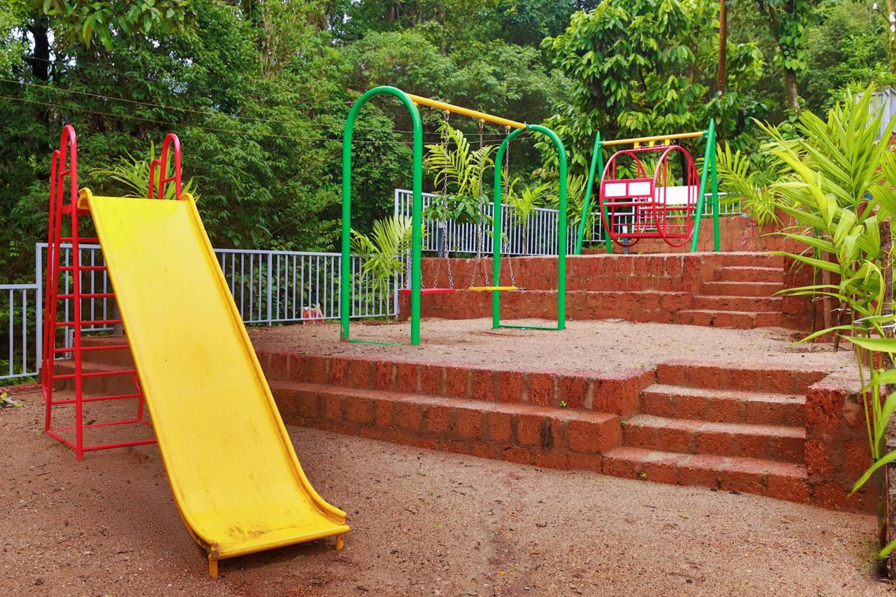 Children play ground in Silent Brook Resort - Coorg