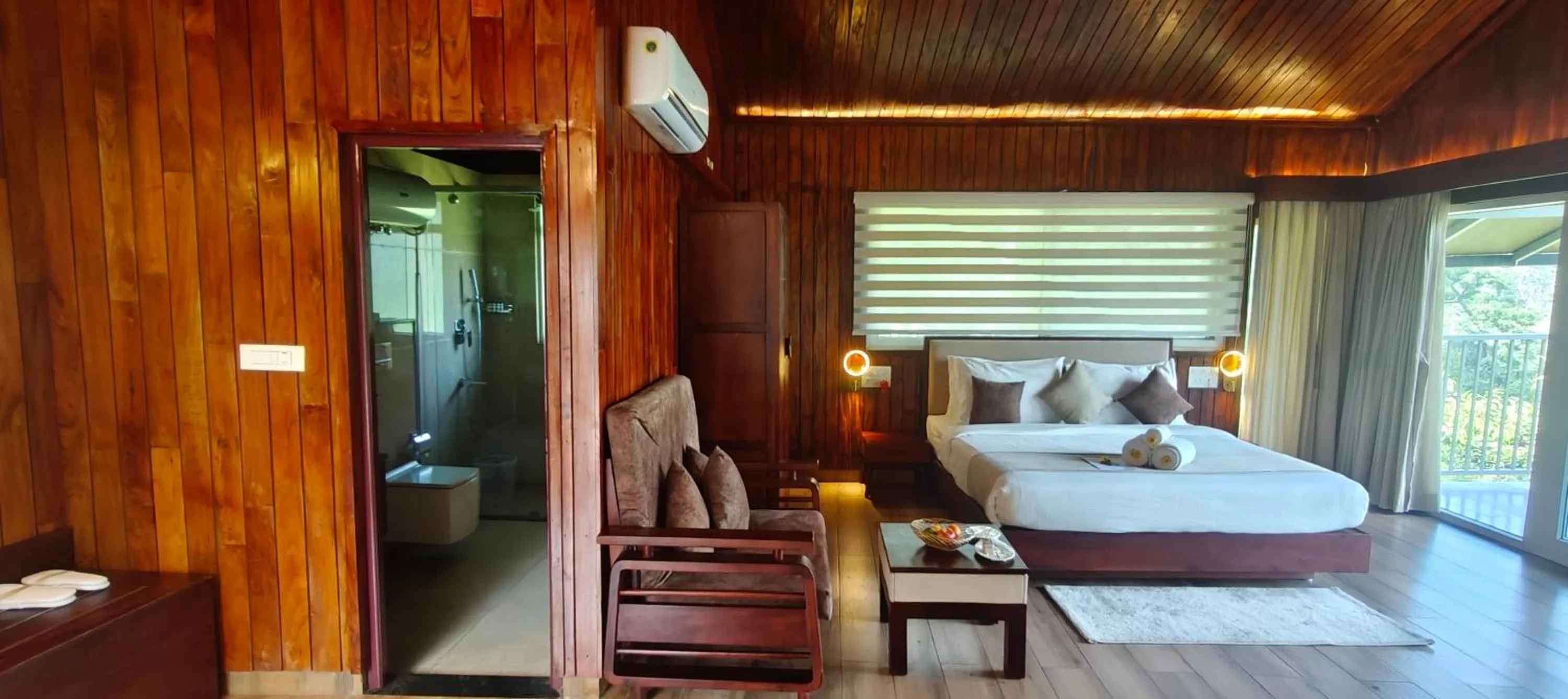 Bedroom, Bed in Silent Brook Resort - Coorg