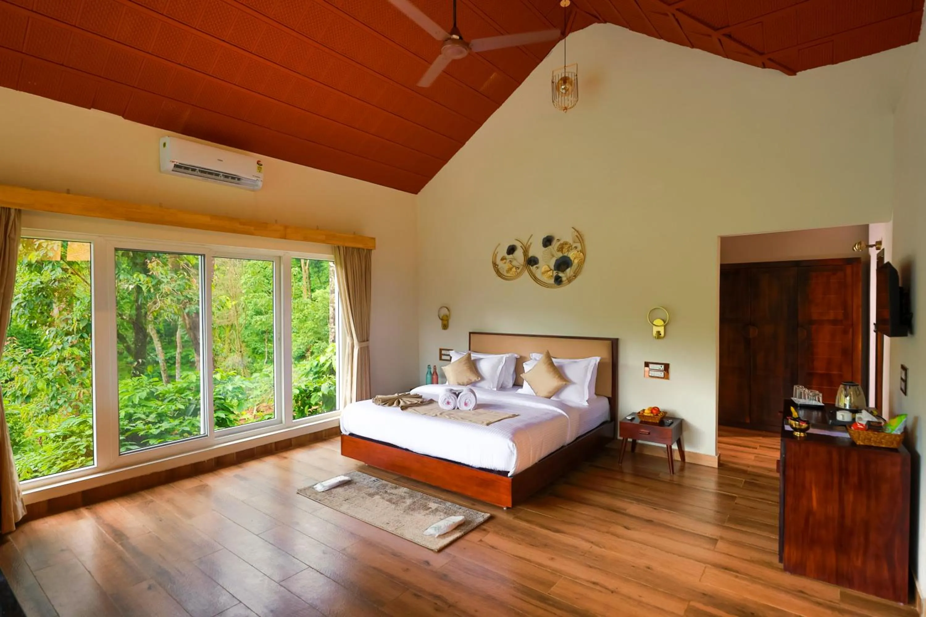 Bedroom, Bed in Silent Brook Resort - Coorg