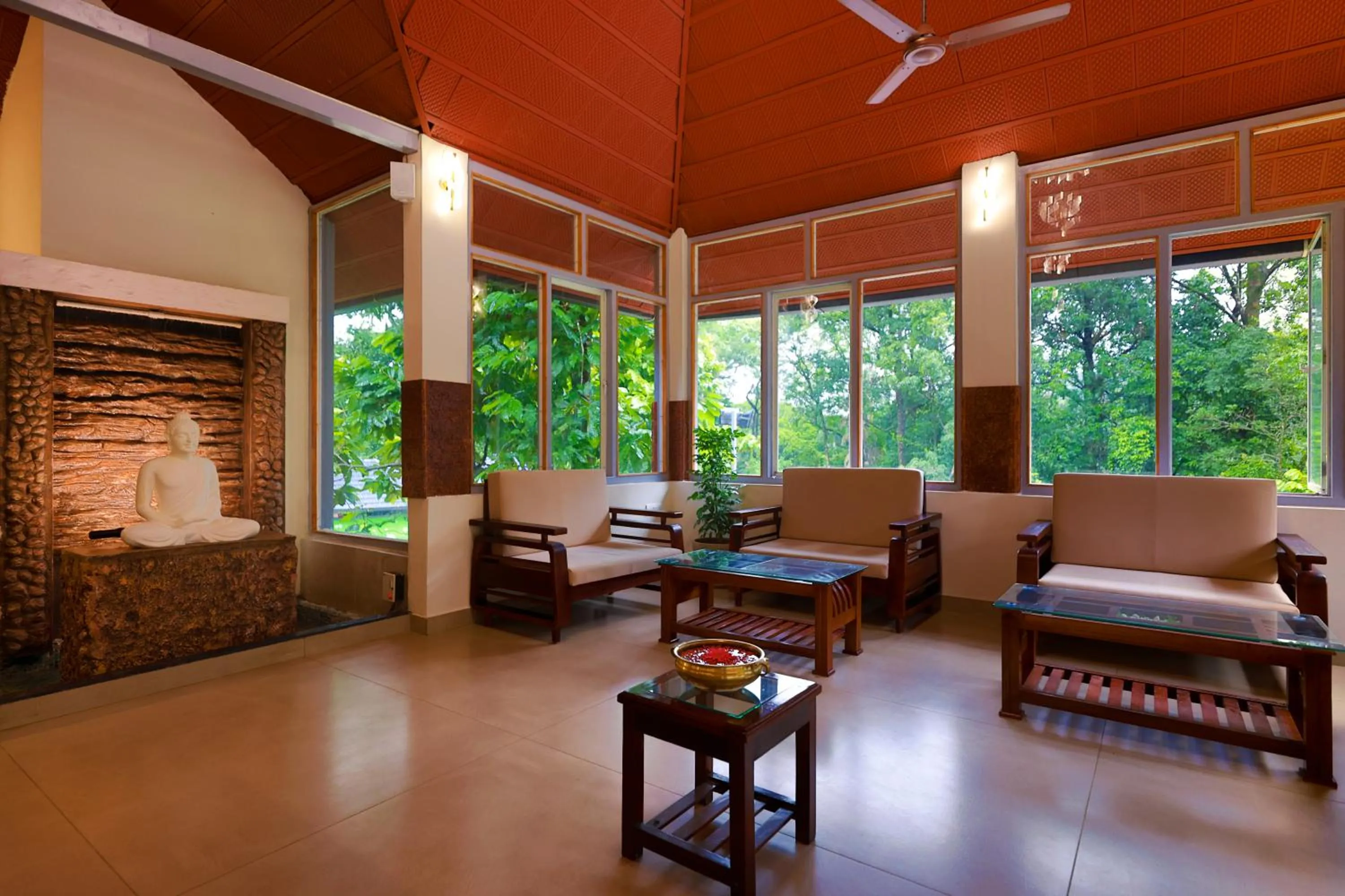 Lobby or reception in Silent Brook Resort - Coorg