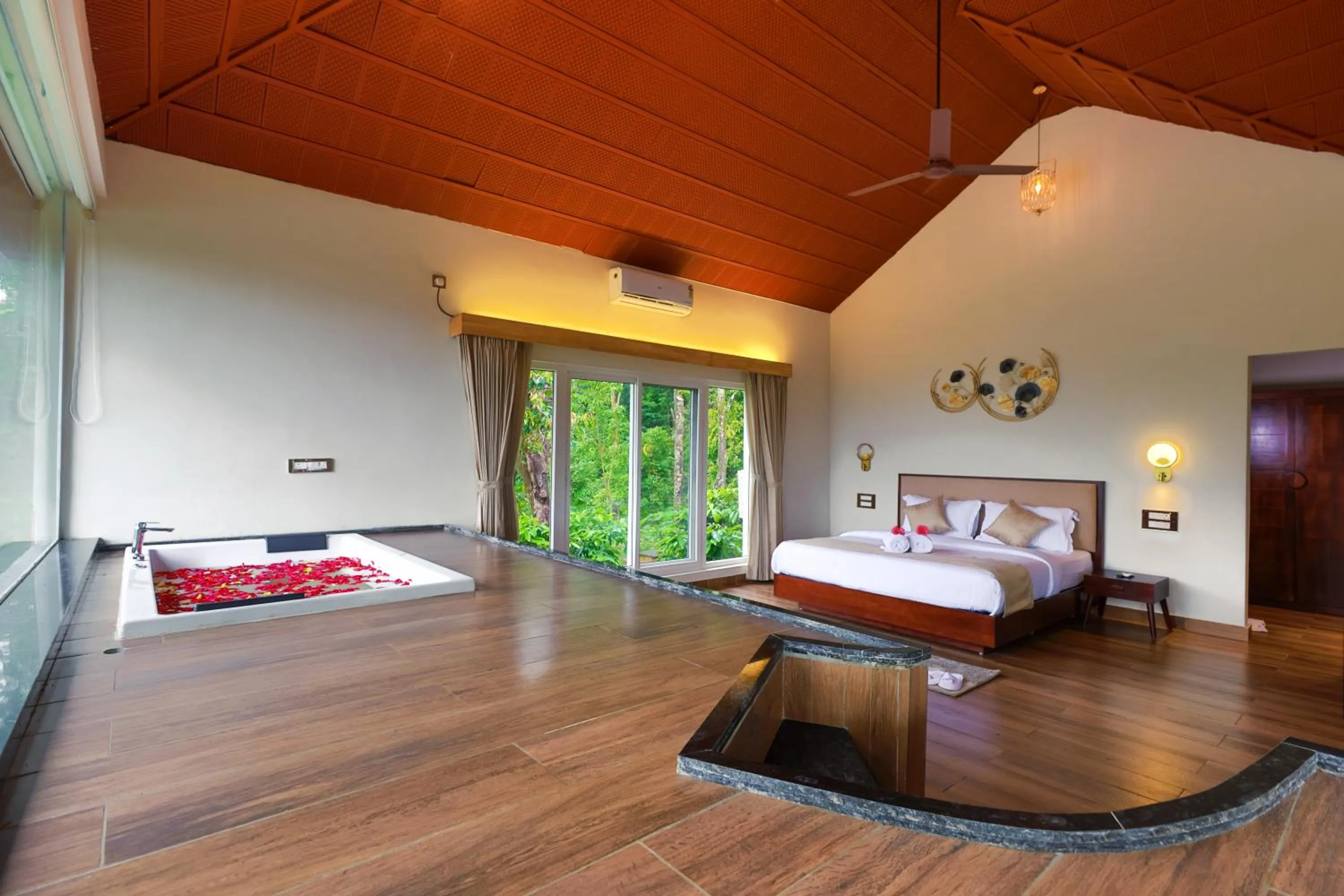 Bedroom, Bed in Silent Brook Resort - Coorg