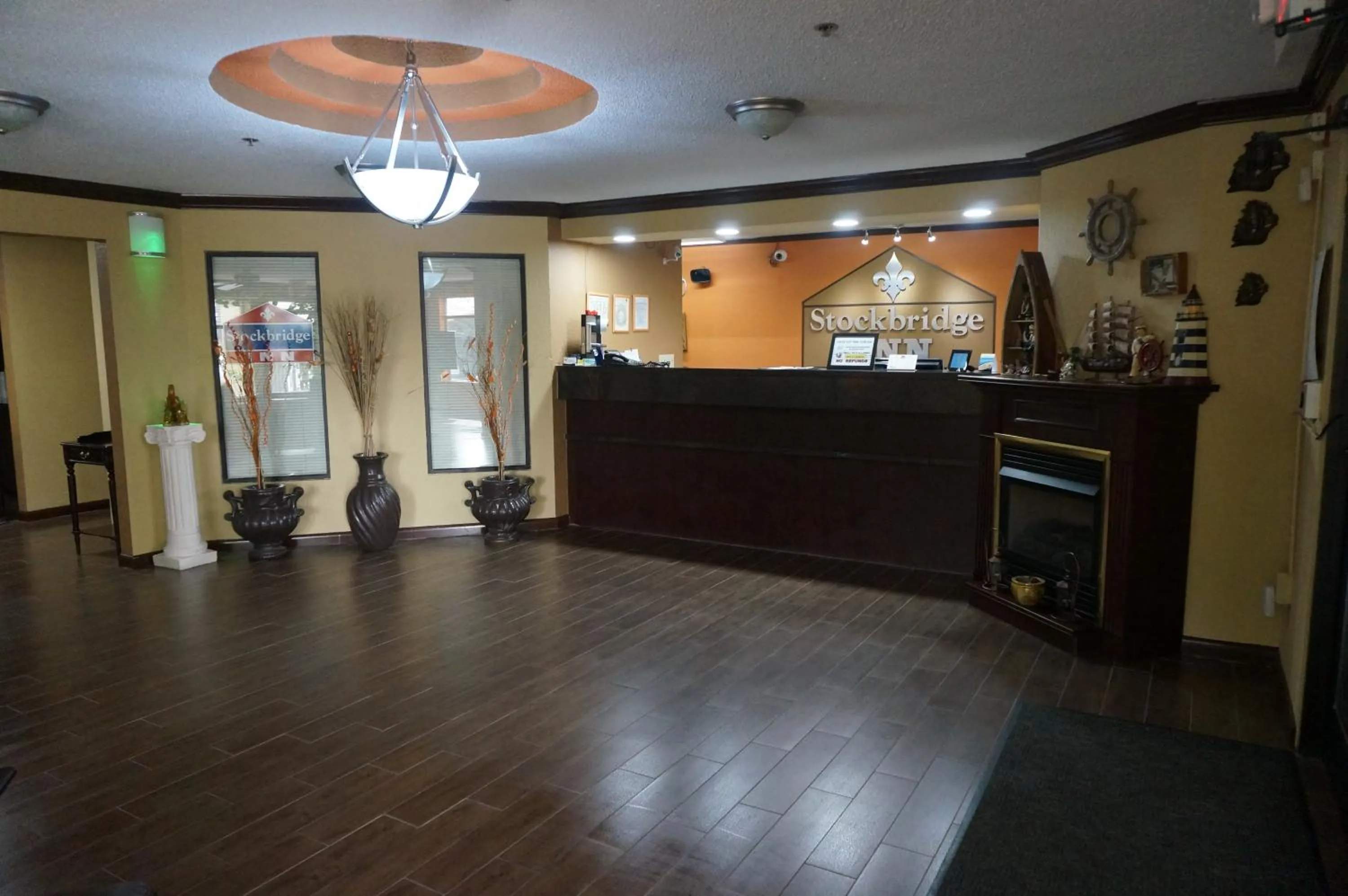 Lobby or reception in Stockbridge Inn