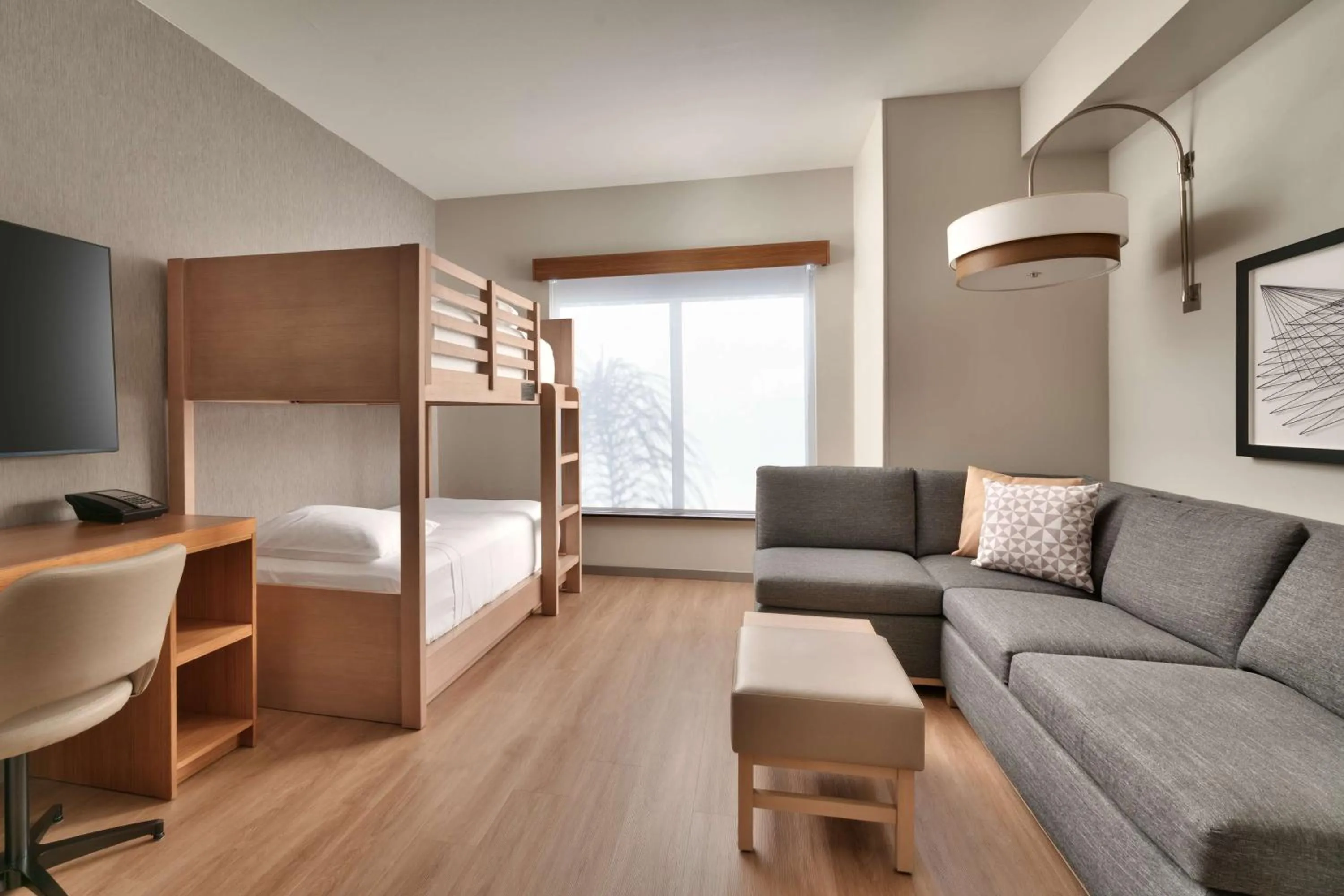 Bedroom in Hyatt Place at Anaheim Resort / Convention Center