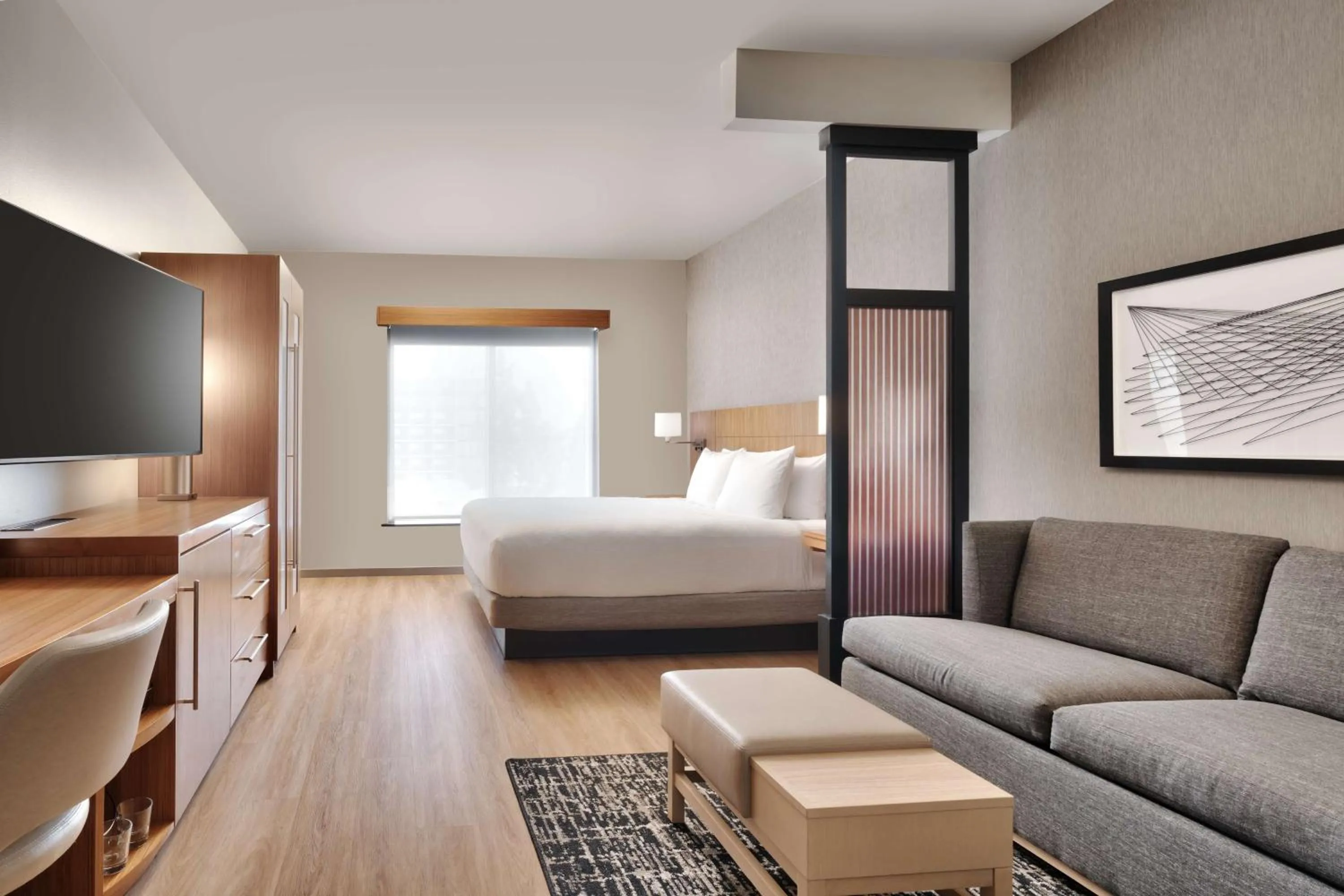 Bedroom, Bed in Hyatt Place at Anaheim Resort / Convention Center