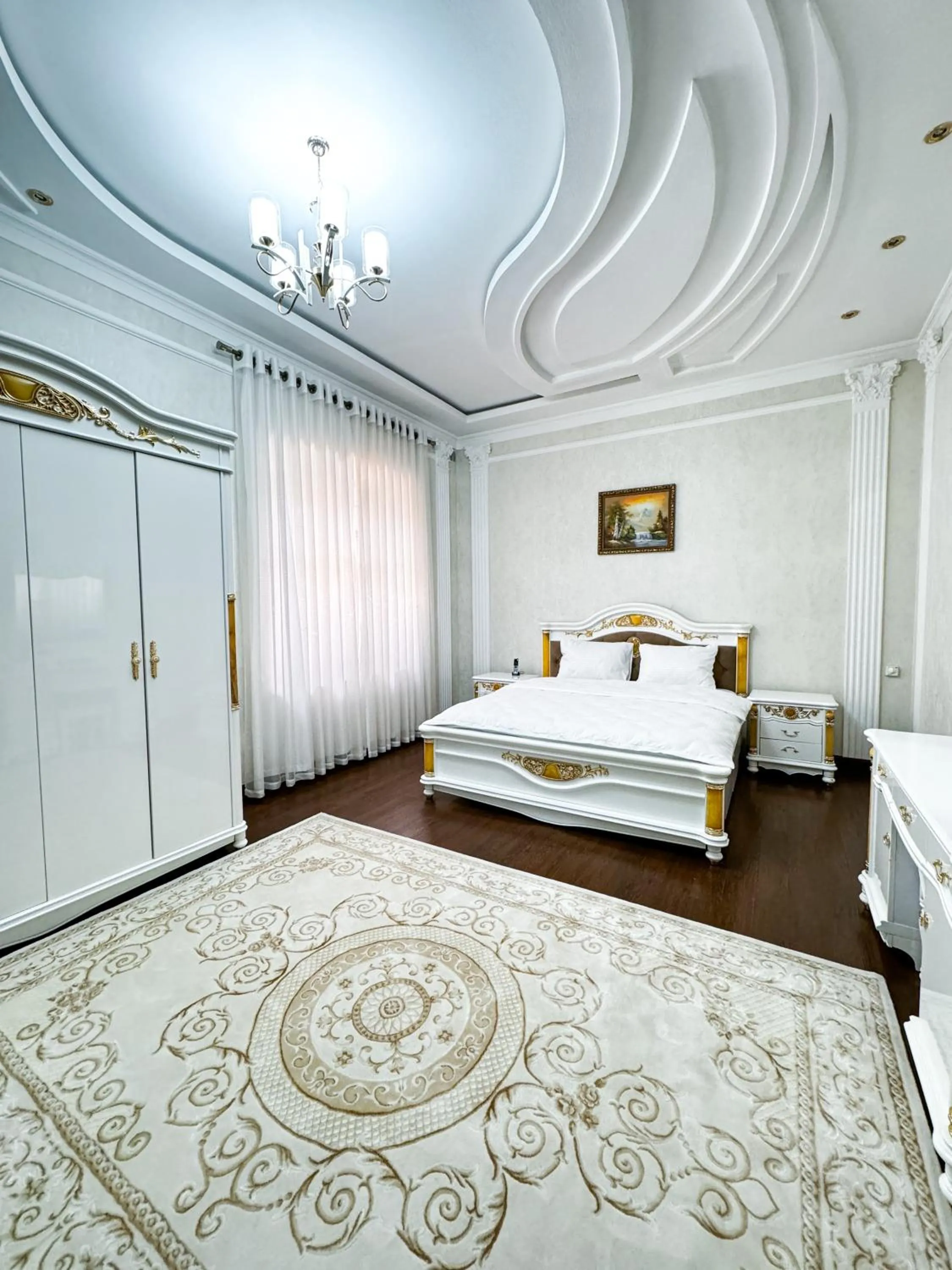 Bed in De Villa Hotel