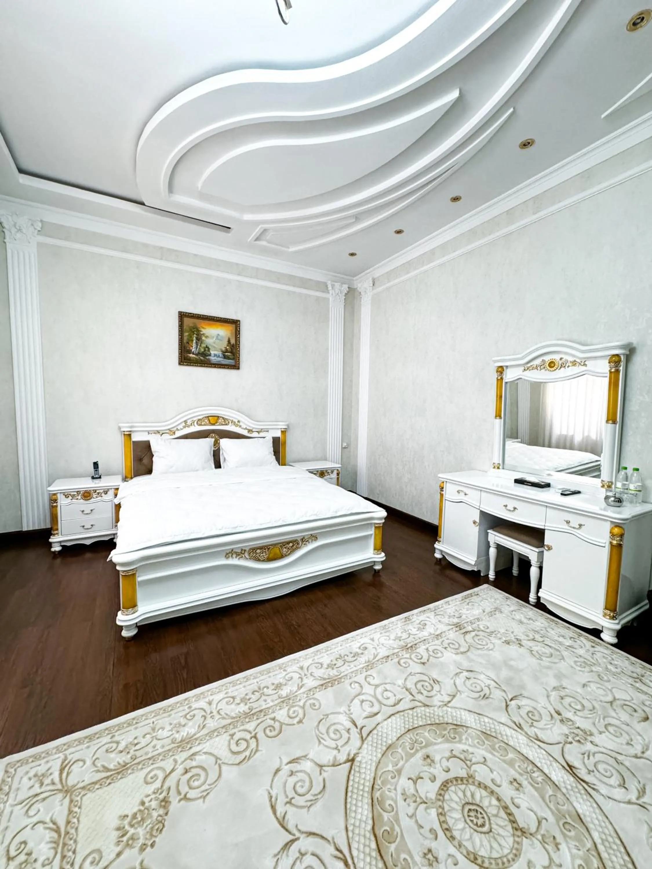 Bed in De Villa Hotel