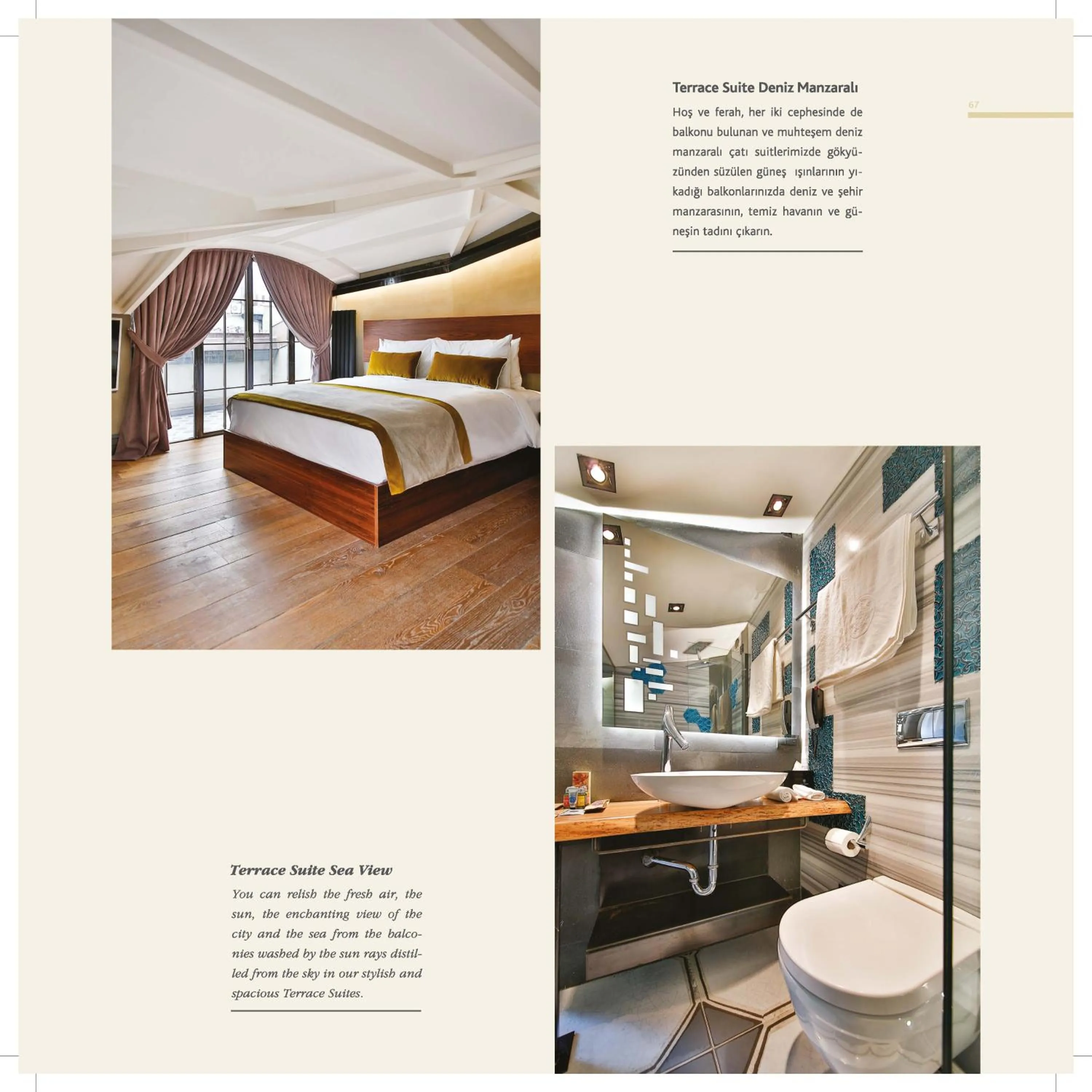 Bathroom, Bed in Hotel The Public - Special Category