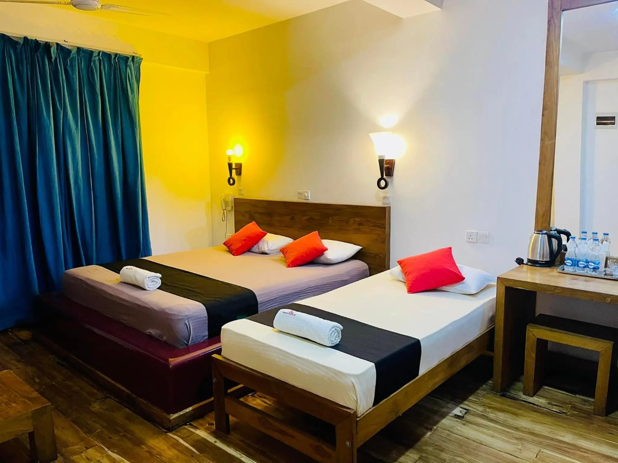 Bedroom, Bed in Hotel Sea Line