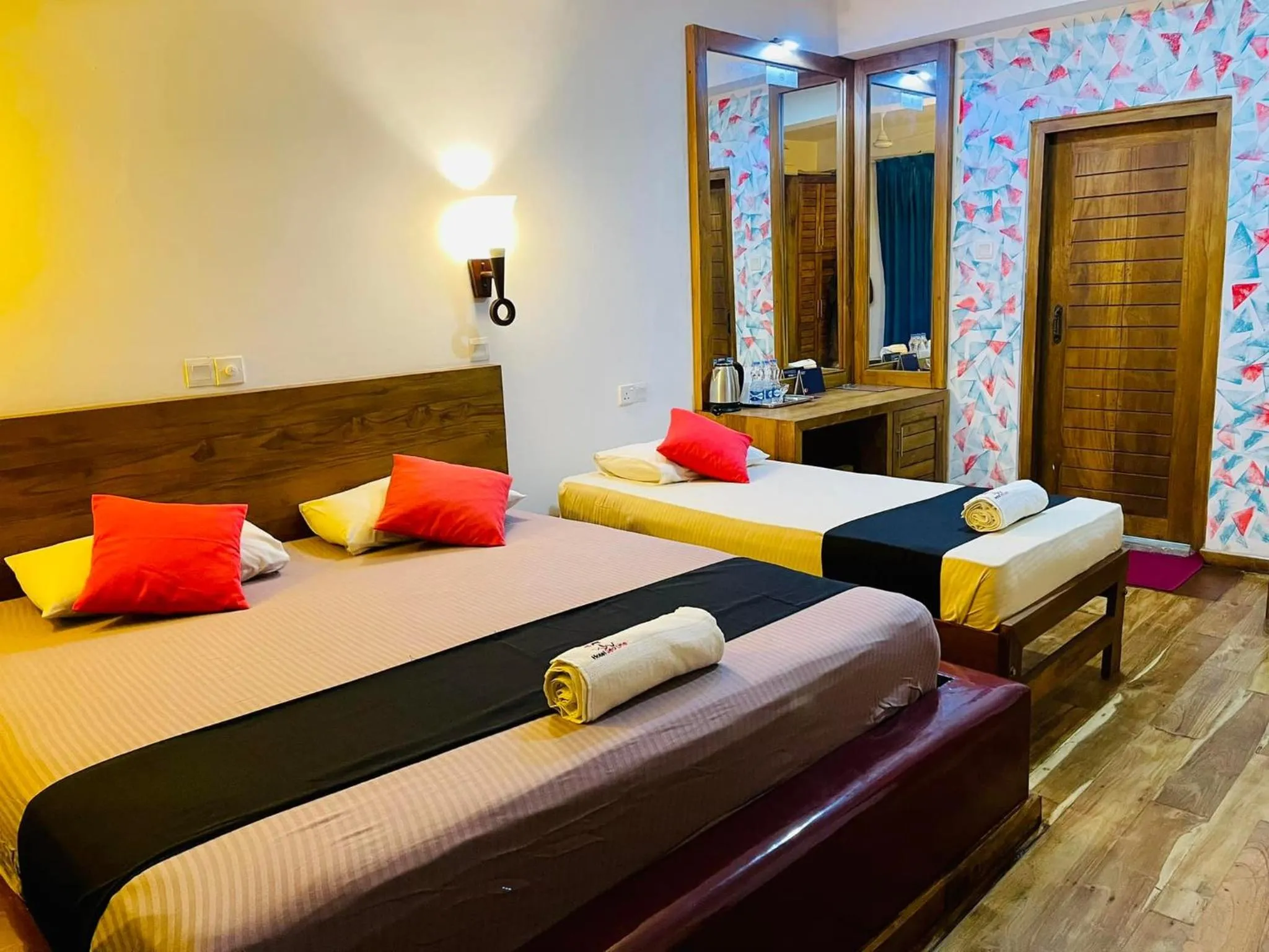Bedroom, Bed in Hotel Sea Line