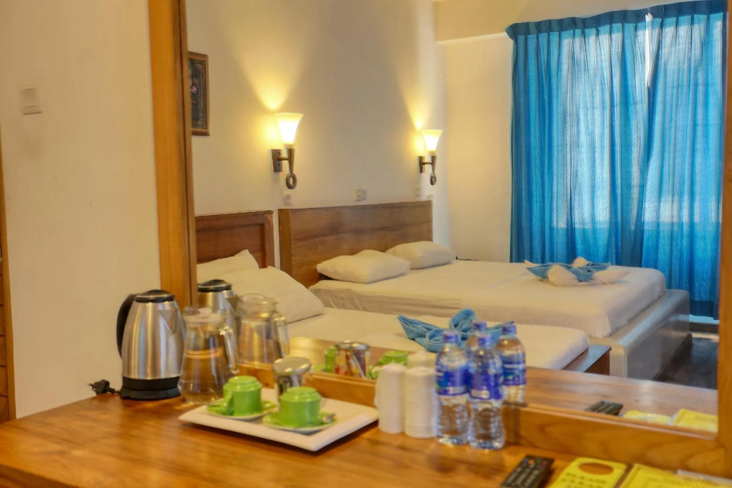Bedroom, Bed in Hotel Sea Line