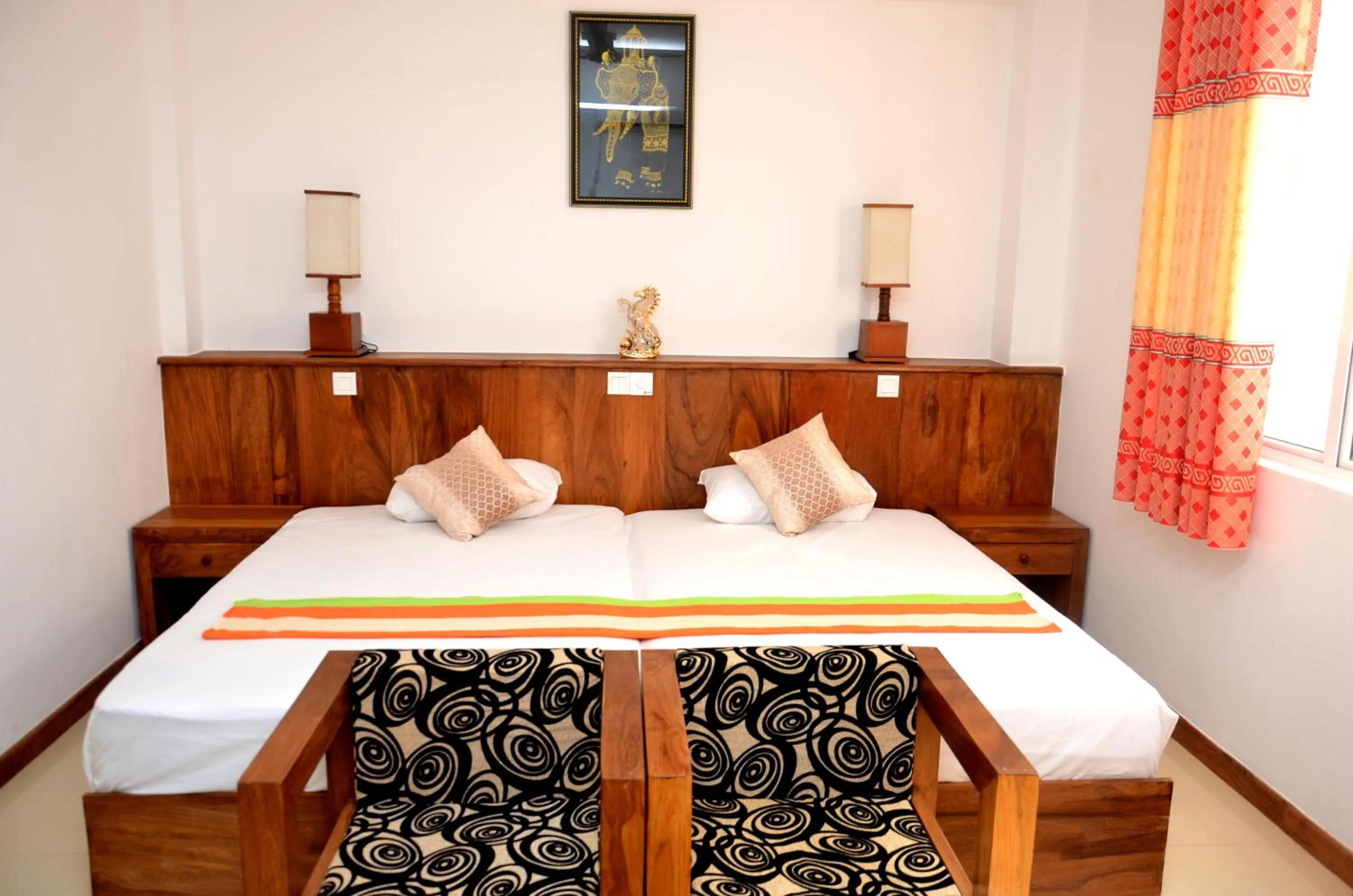 Bed in Hotel Sea Line