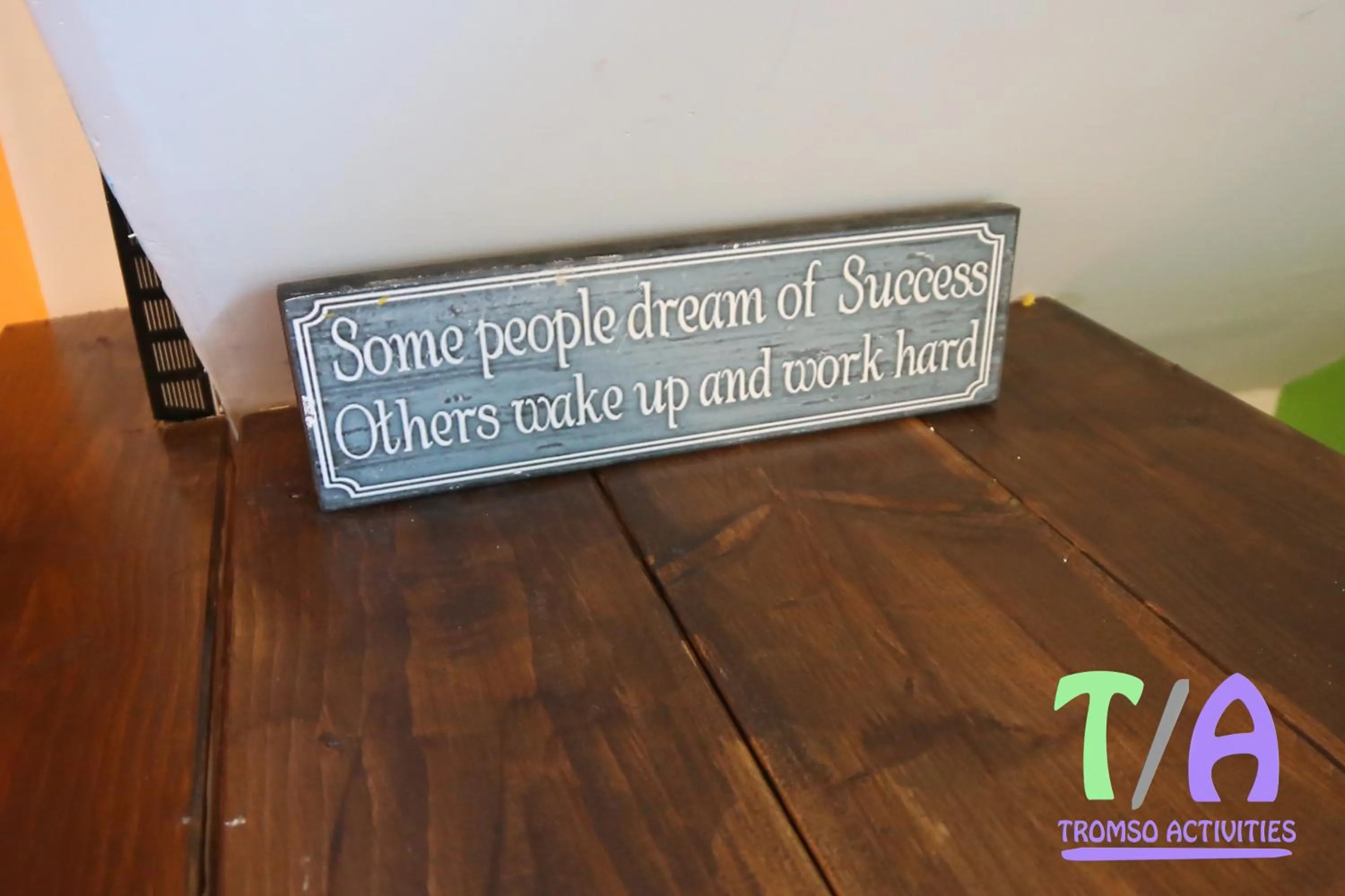 Decorative detail in Tromso Activities Hostel