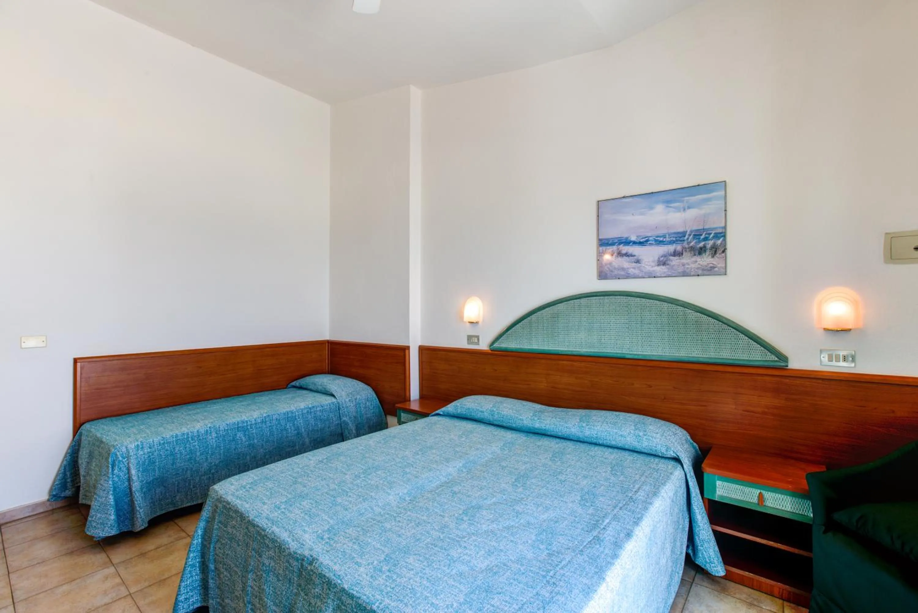 Sea view, Bed in Hotel Splendid