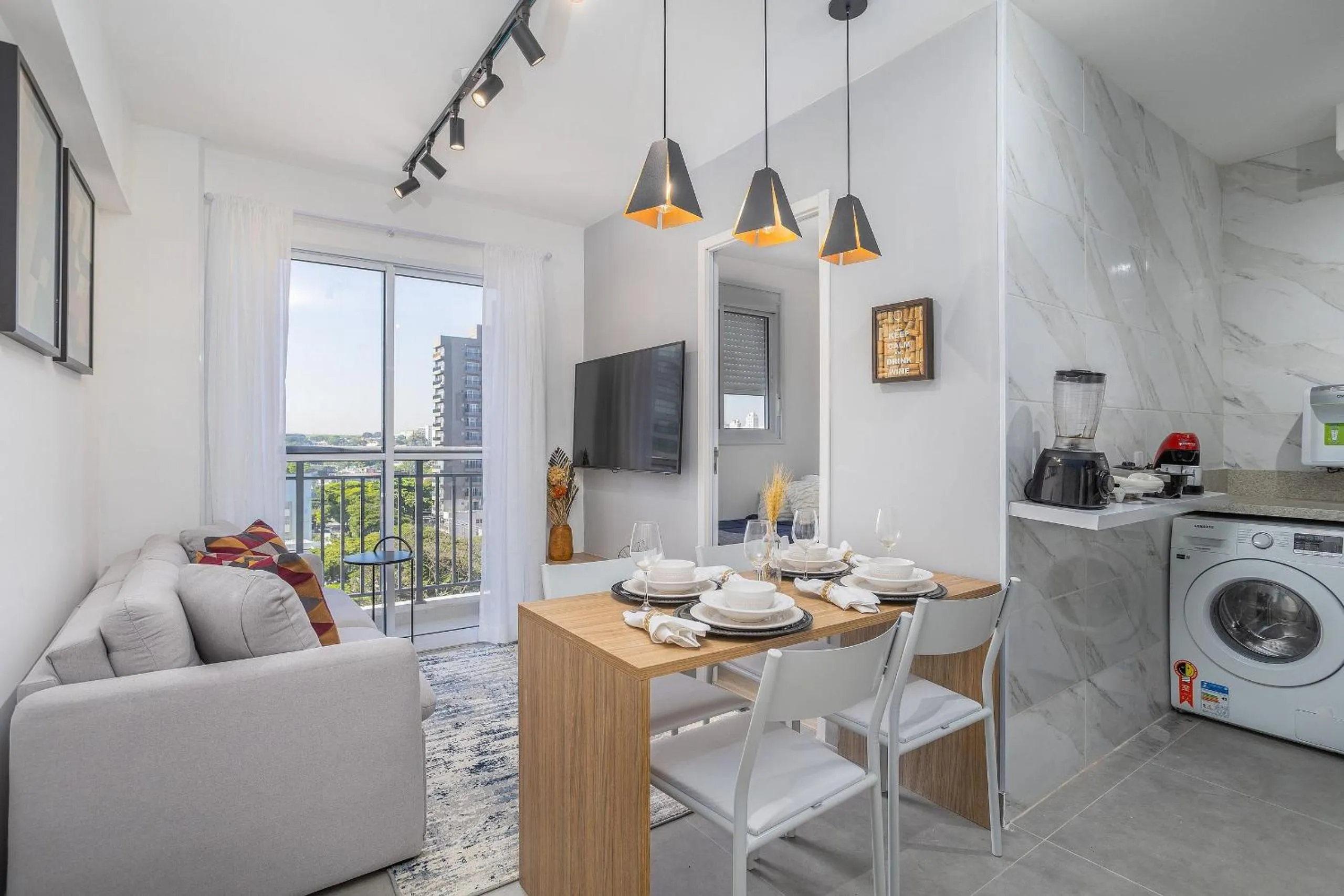 Living room in Composite Moema