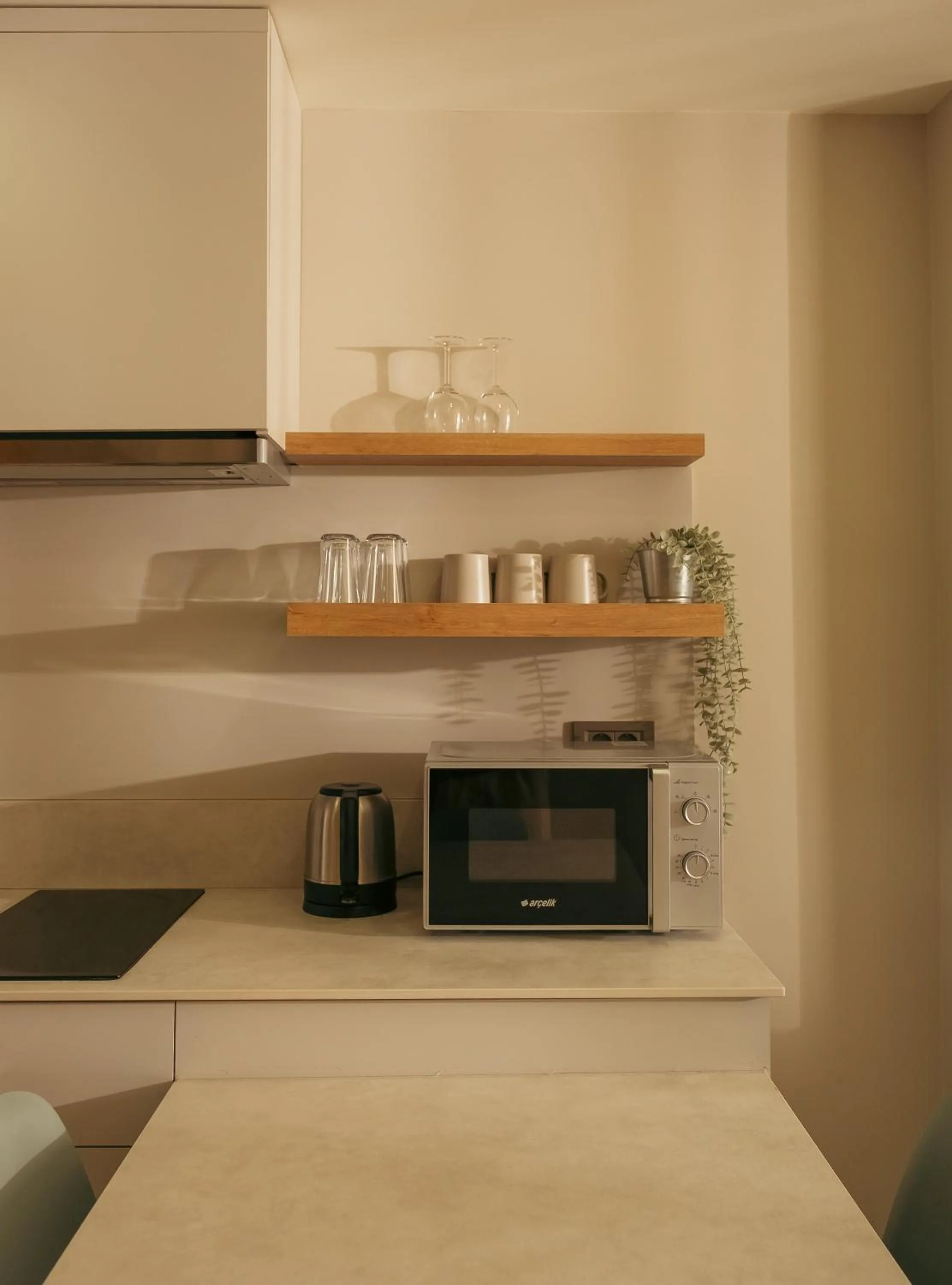 kitchen in Bomo Suites