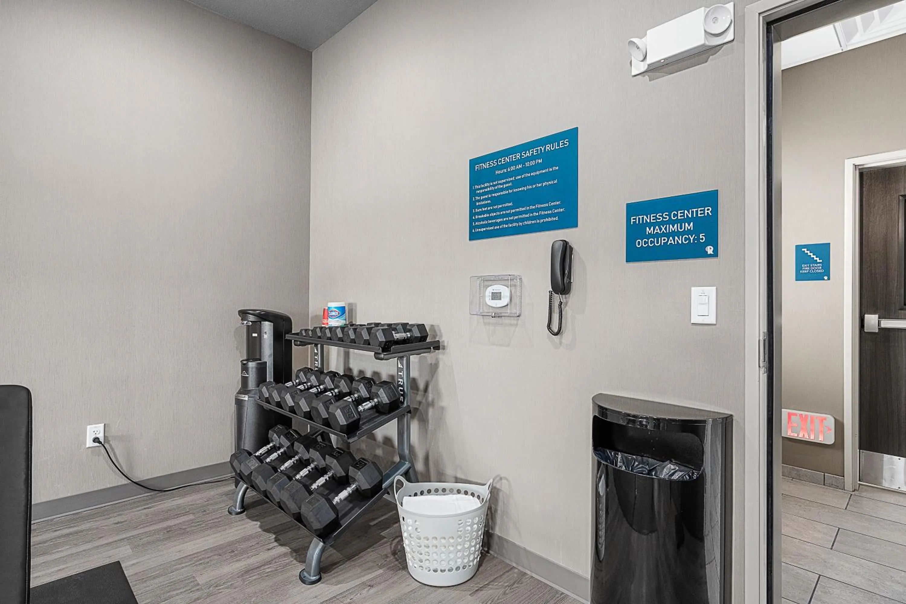 Fitness centre/facilities in Riverstone Suites by Cobblestone Hotels - Chippewa Falls