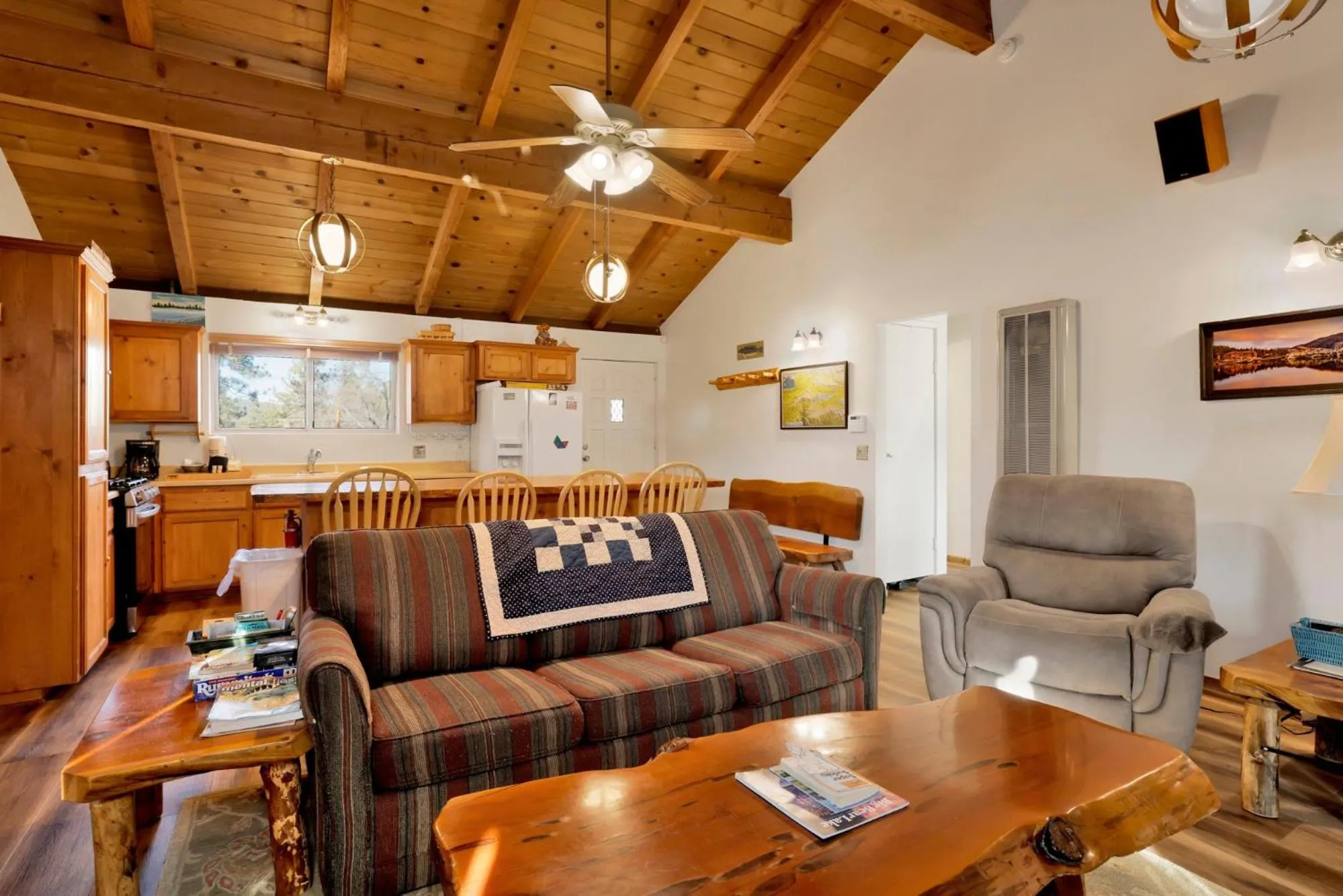 Living room in Scenic retreat #1772