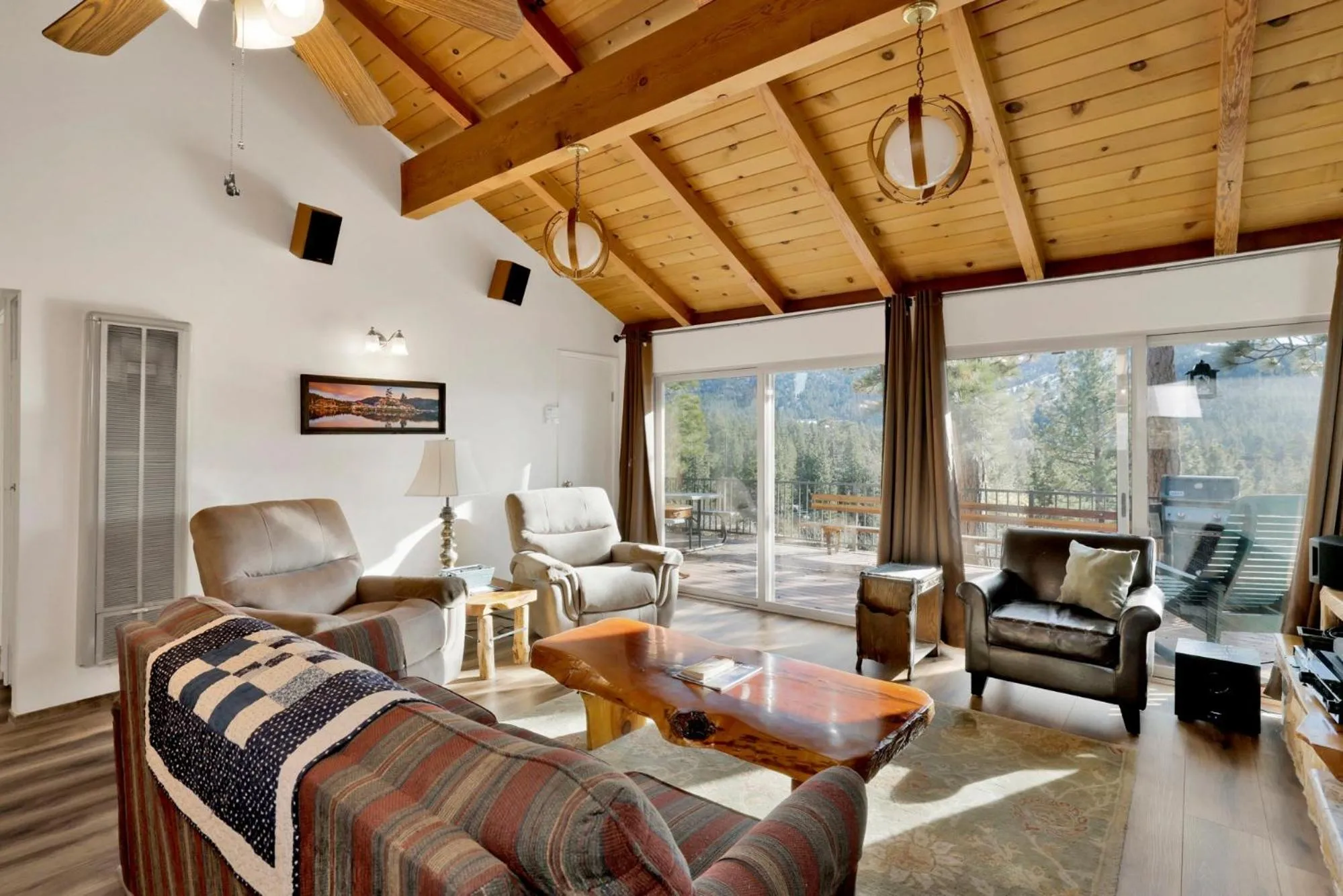 Living room in Scenic retreat #1772
