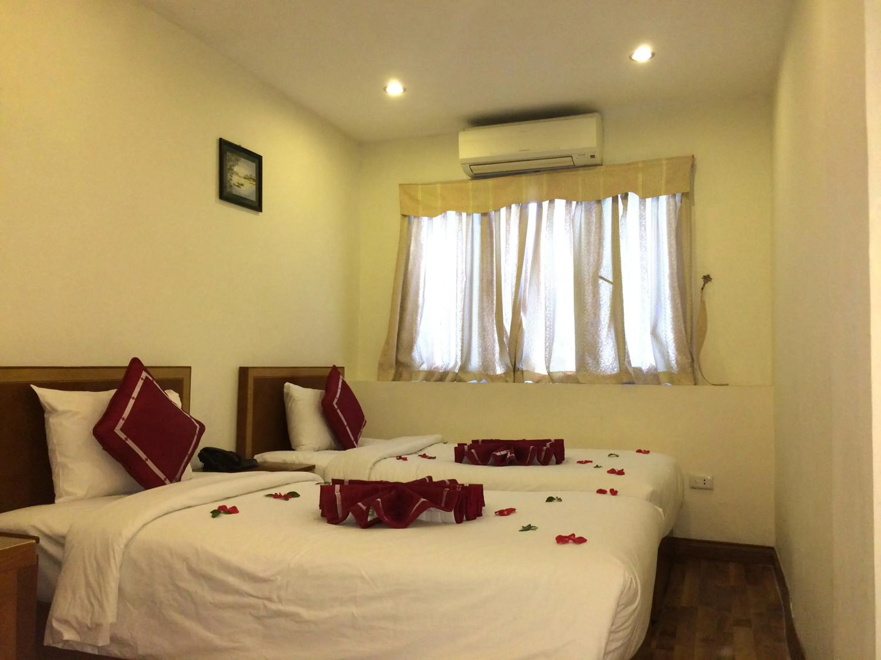 Decorative detail, Bed in Hanoi Charming House