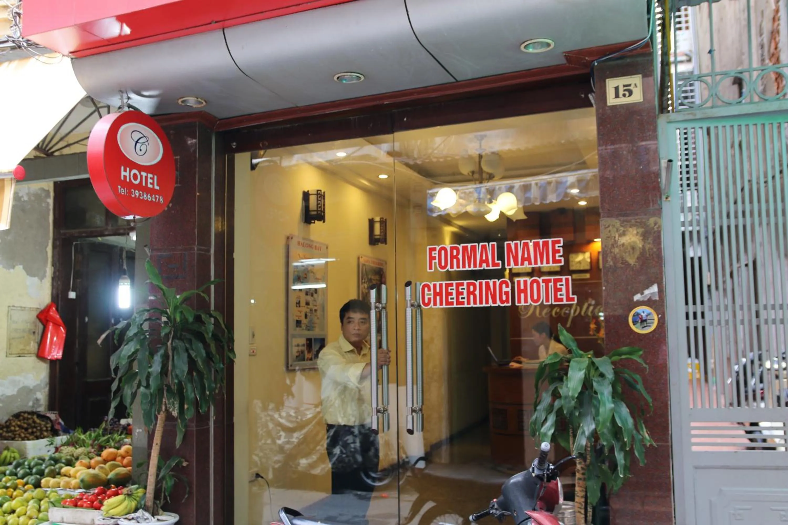 Facade/entrance in Hanoi Charming House