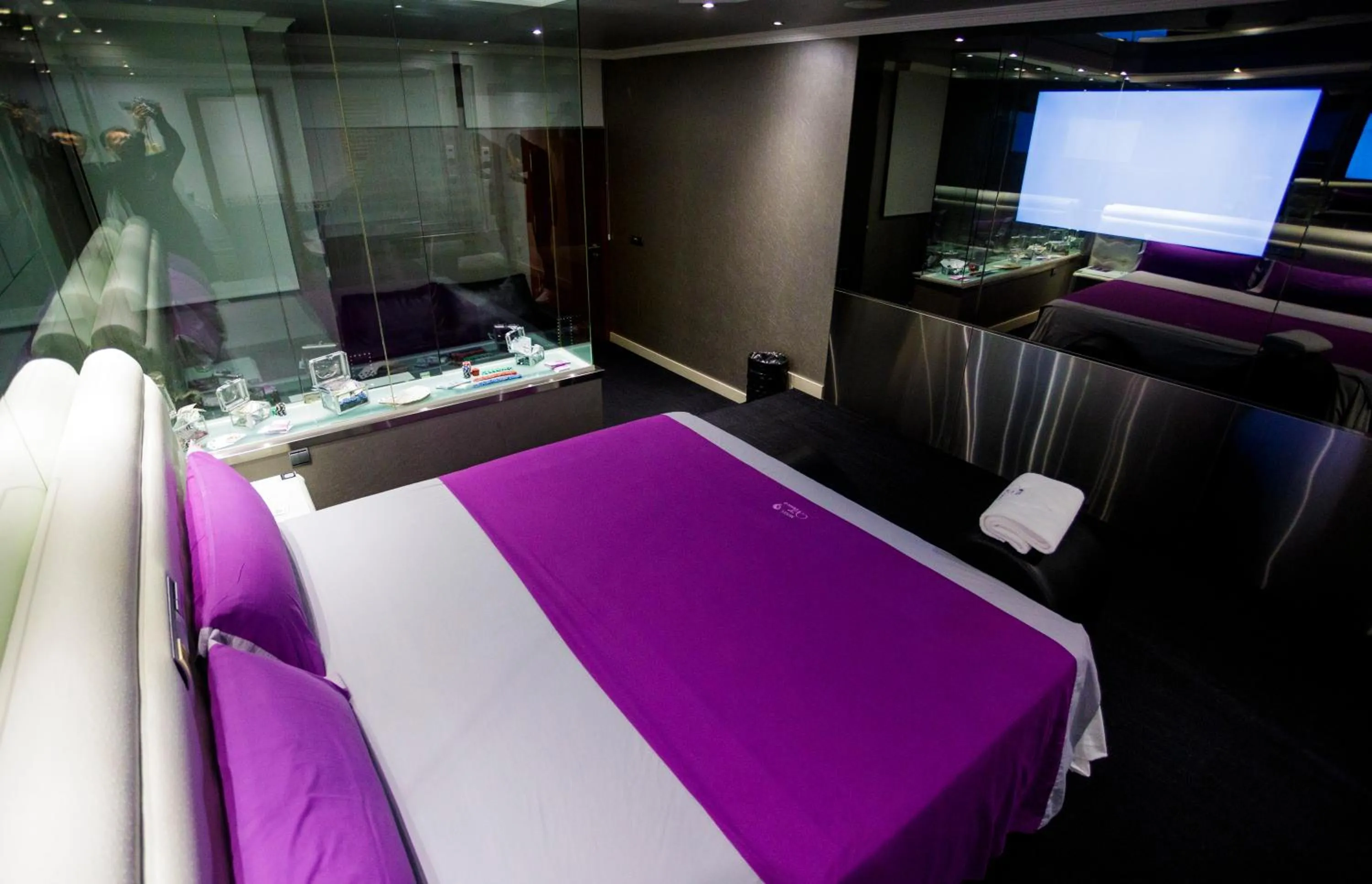 Bed in Motel Venus Pontevedra