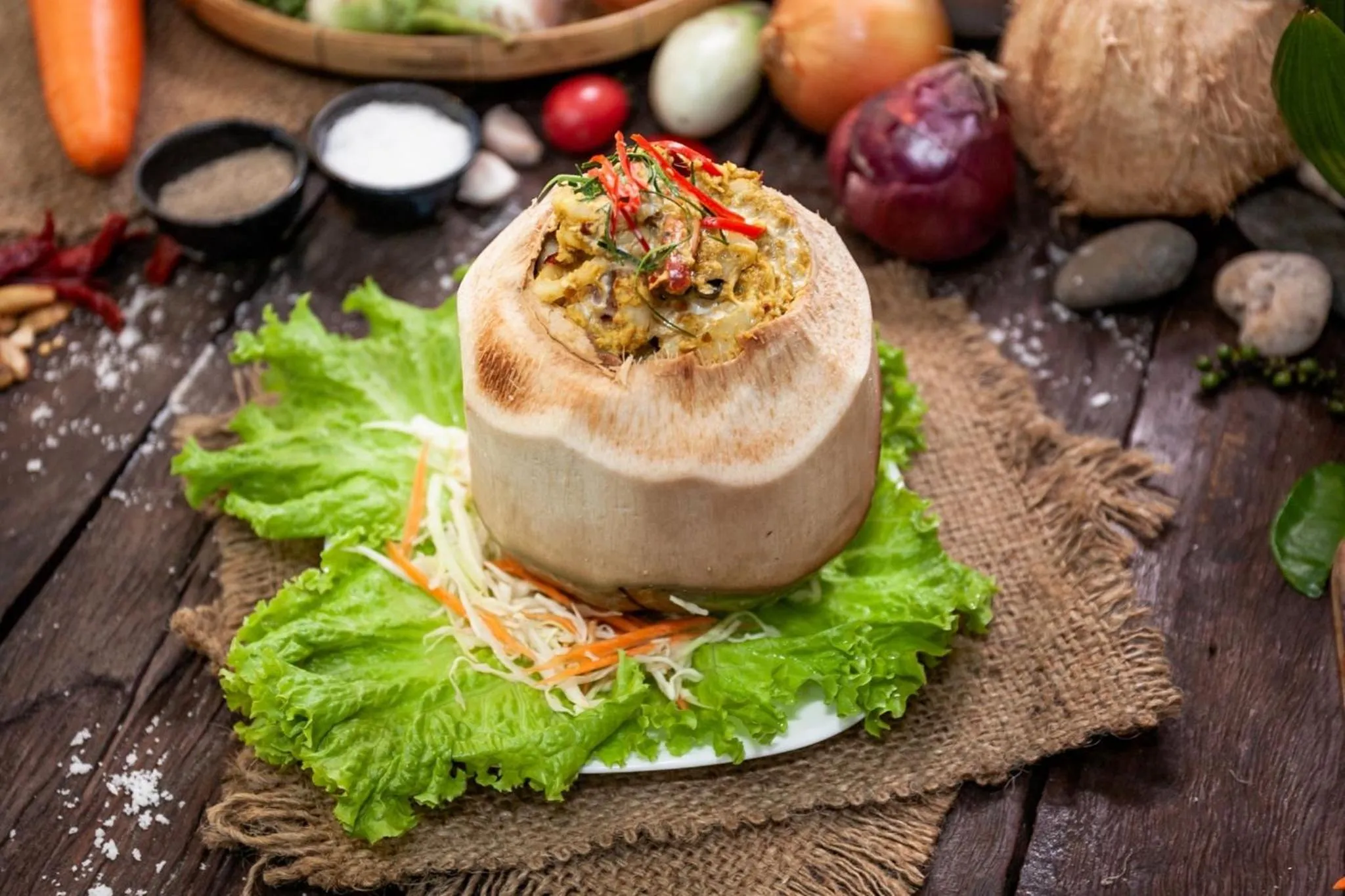 Food in Buengngarm Resort