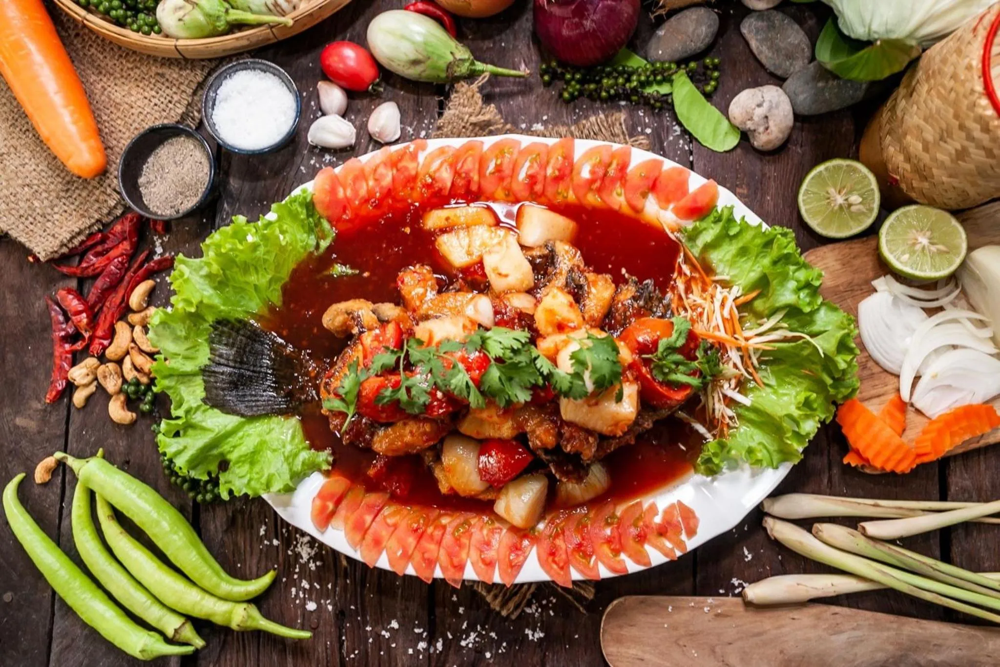 Food in Buengngarm Resort