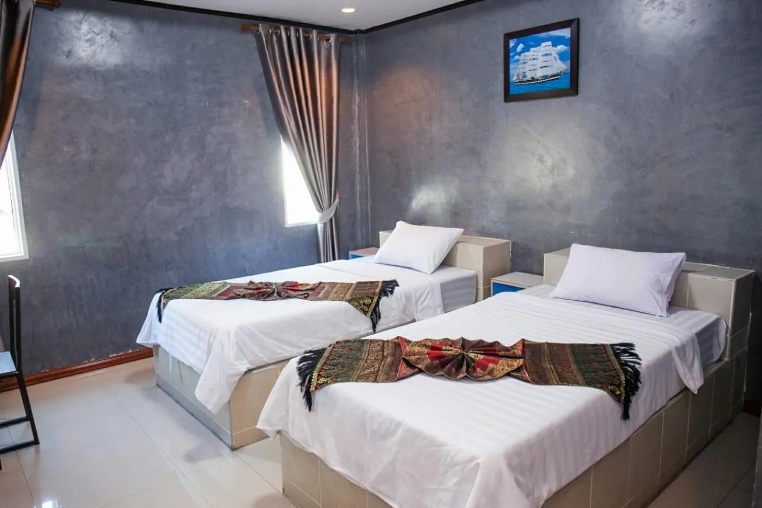 Bed in Buengngarm Resort