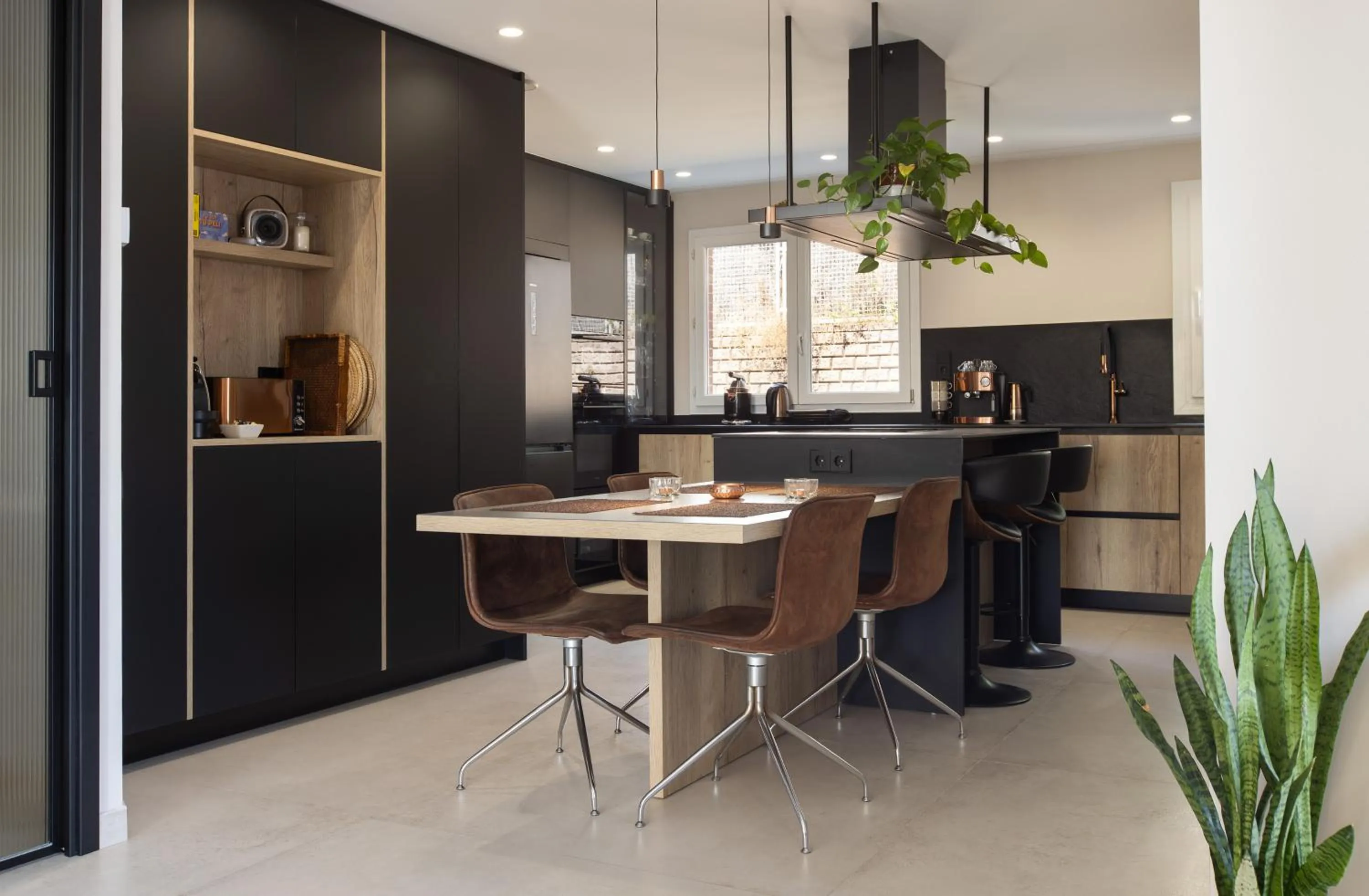 kitchen in Villa Beach Barcelona