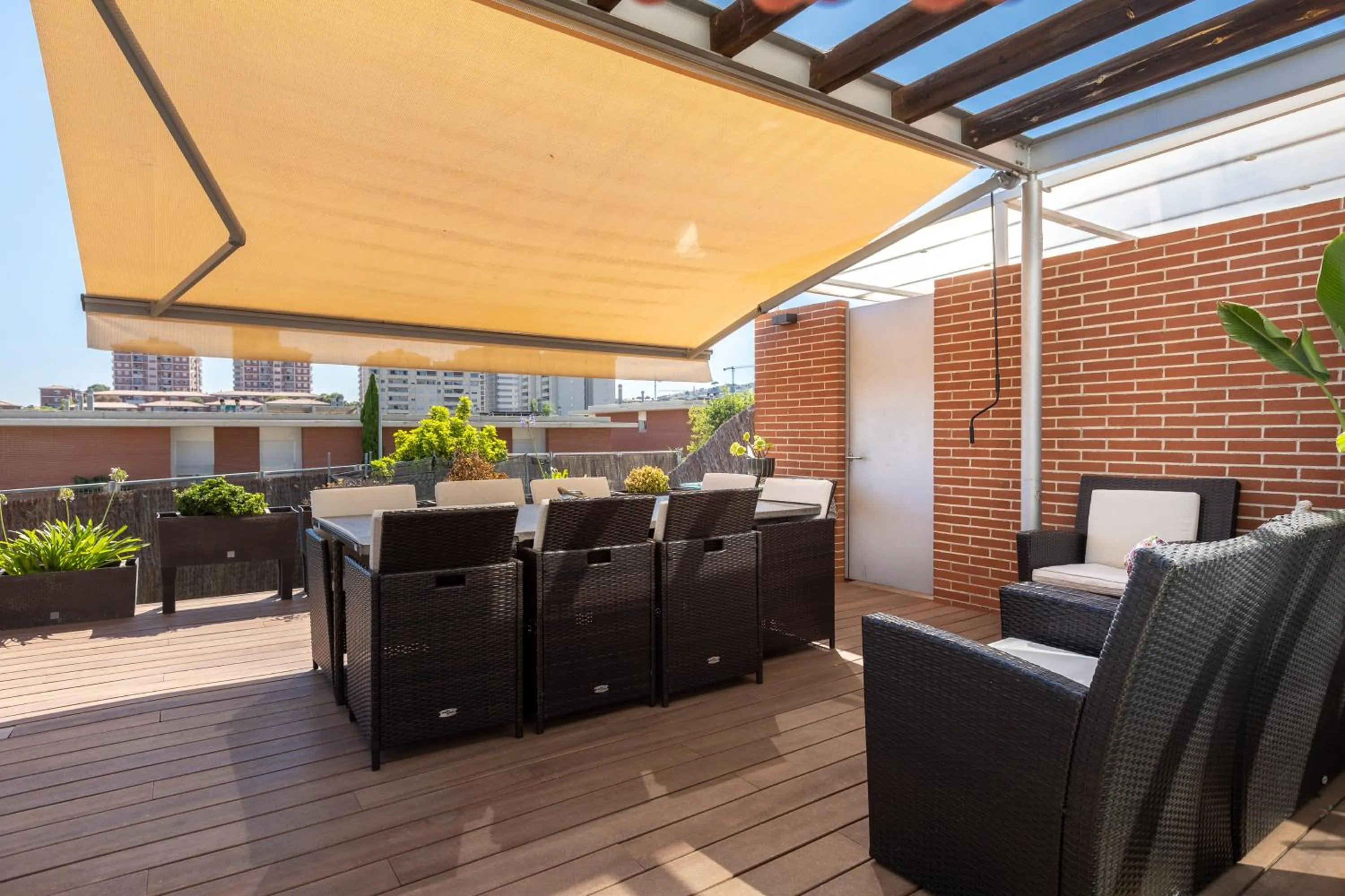 Garden in Villa Beach Barcelona