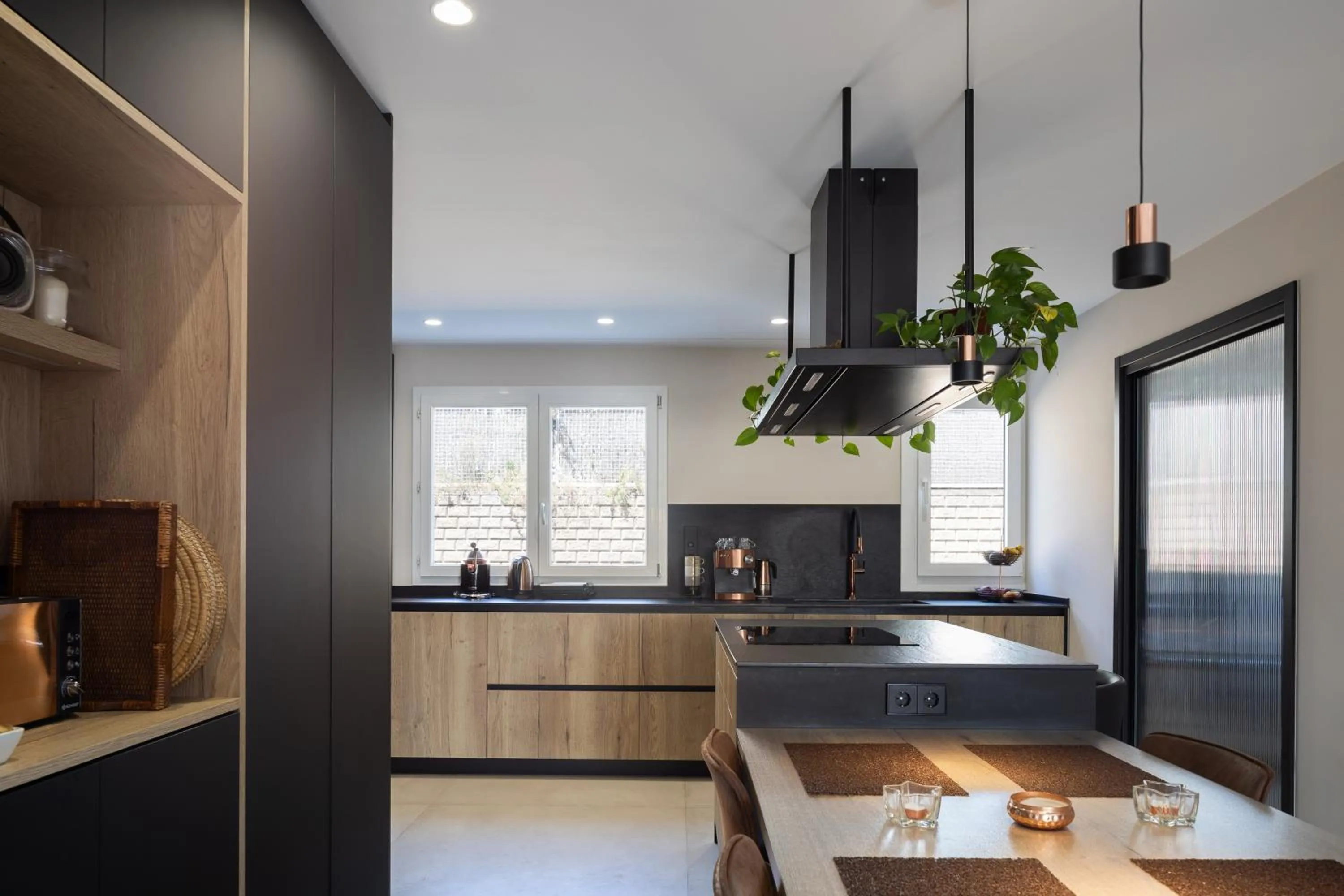 kitchen in Villa Beach Barcelona