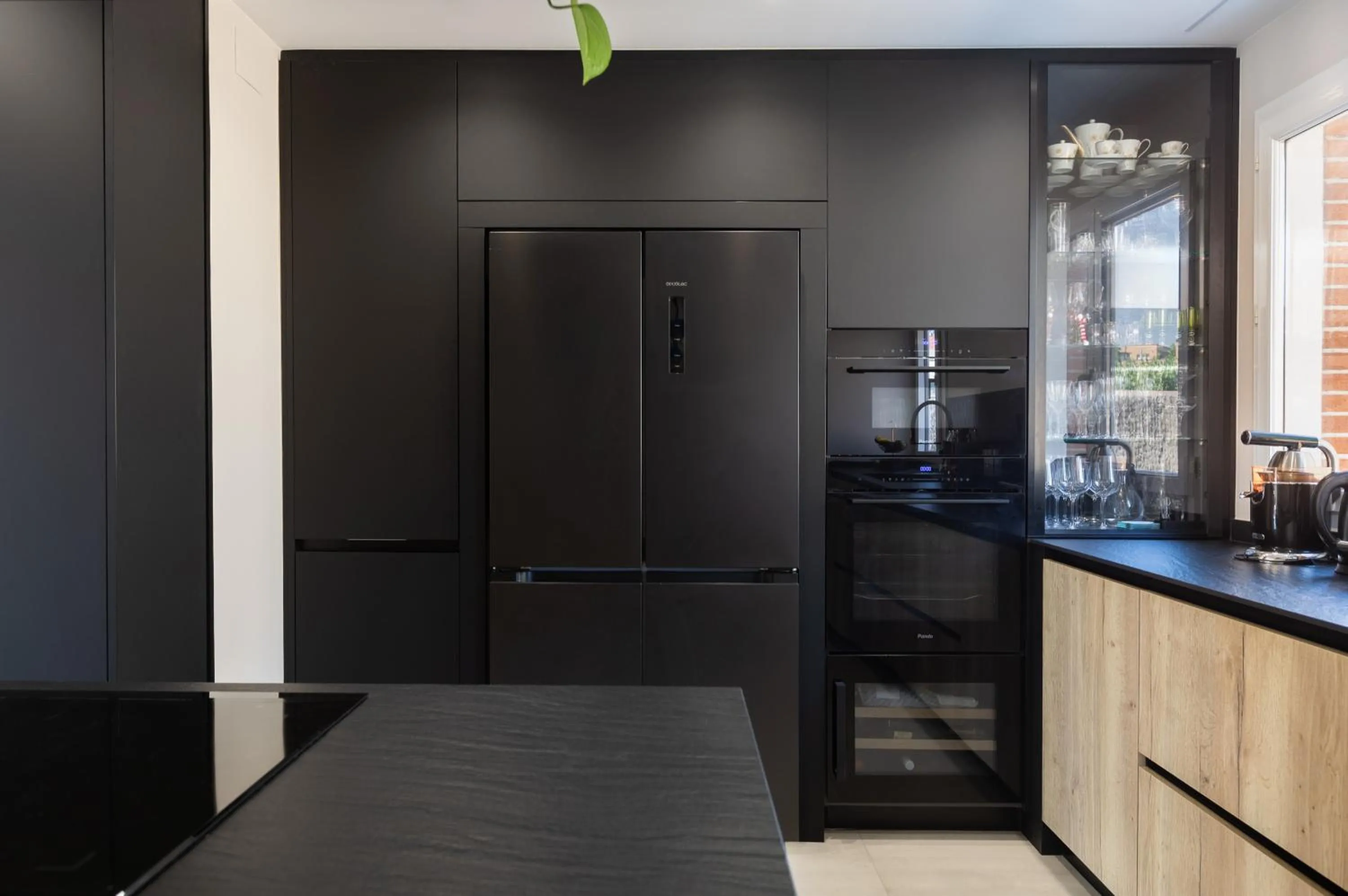 Kitchen or kitchenette in Villa Beach Barcelona