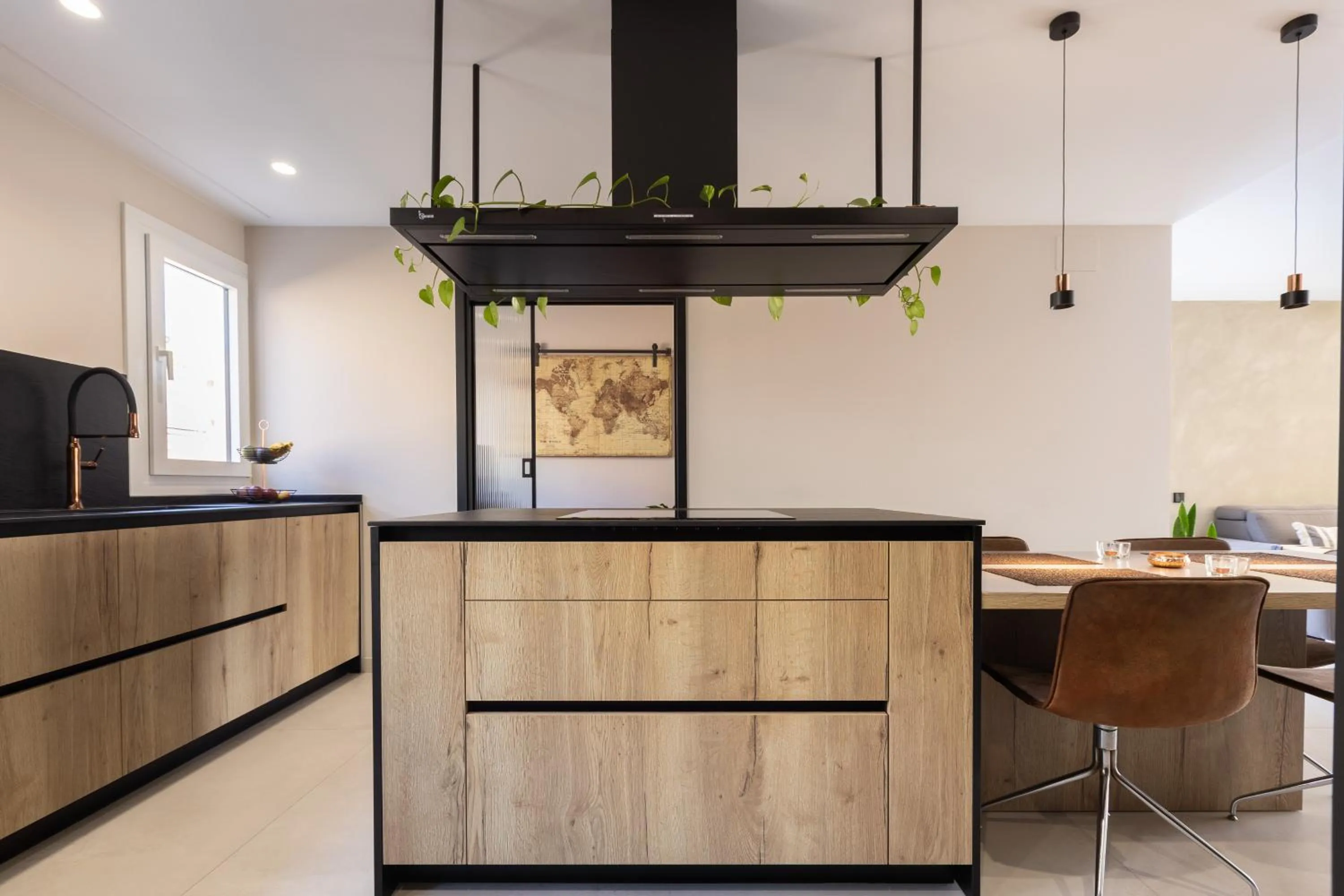 Kitchen or kitchenette in Villa Beach Barcelona