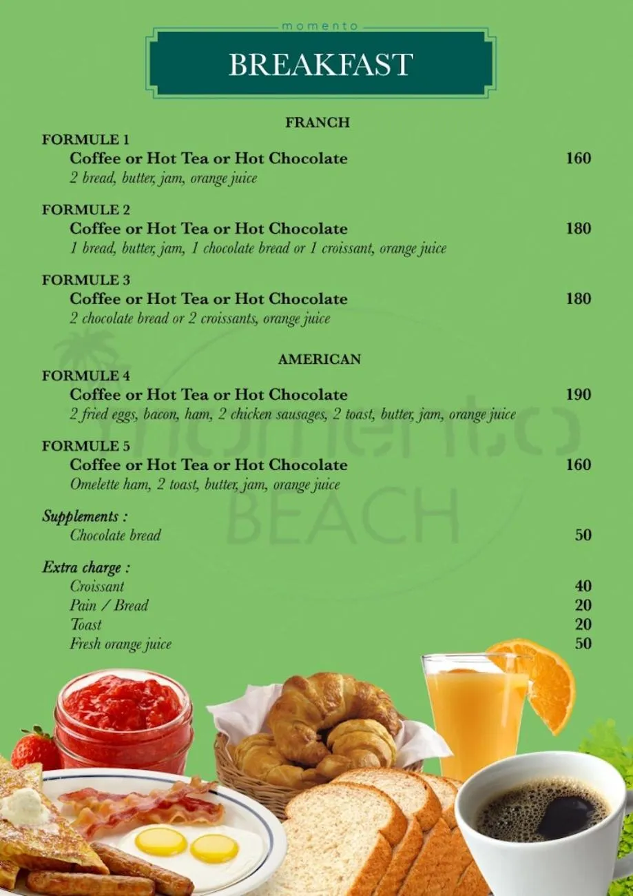 Breakfast in Momento Resort