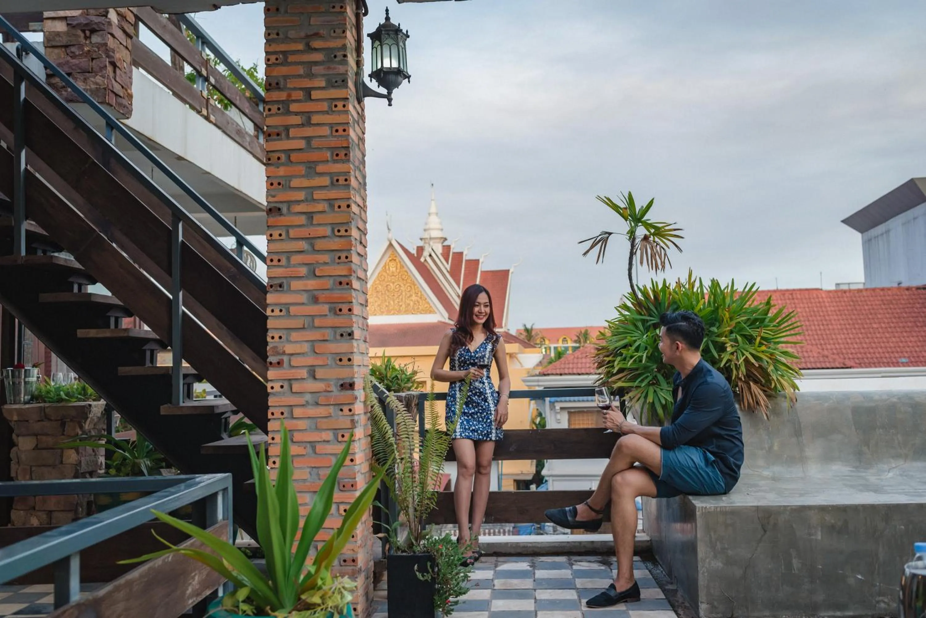 Balcony/Terrace in Cambana d'Angkor Suites