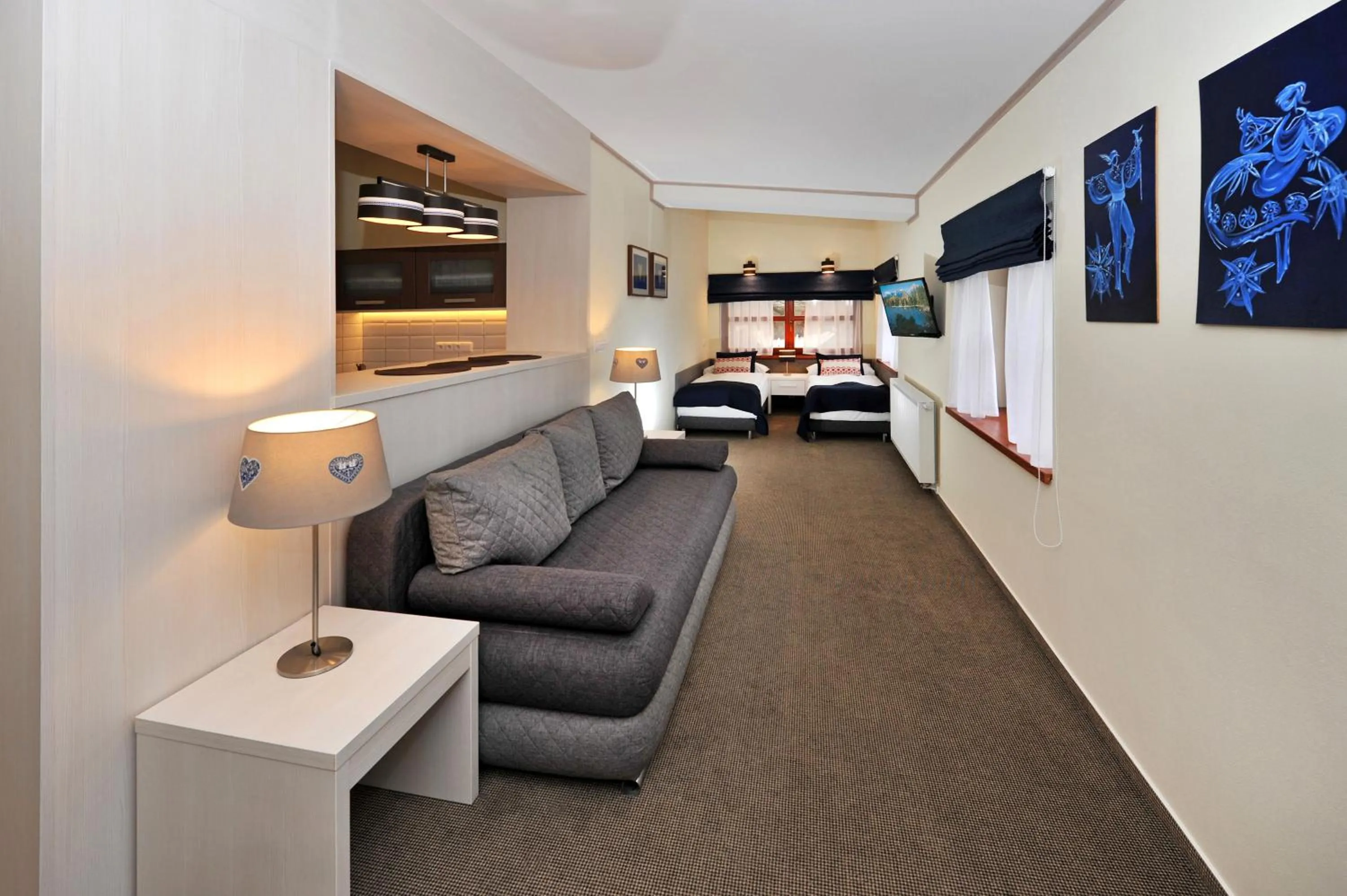 Living room in APLEND Koliba Kamzík