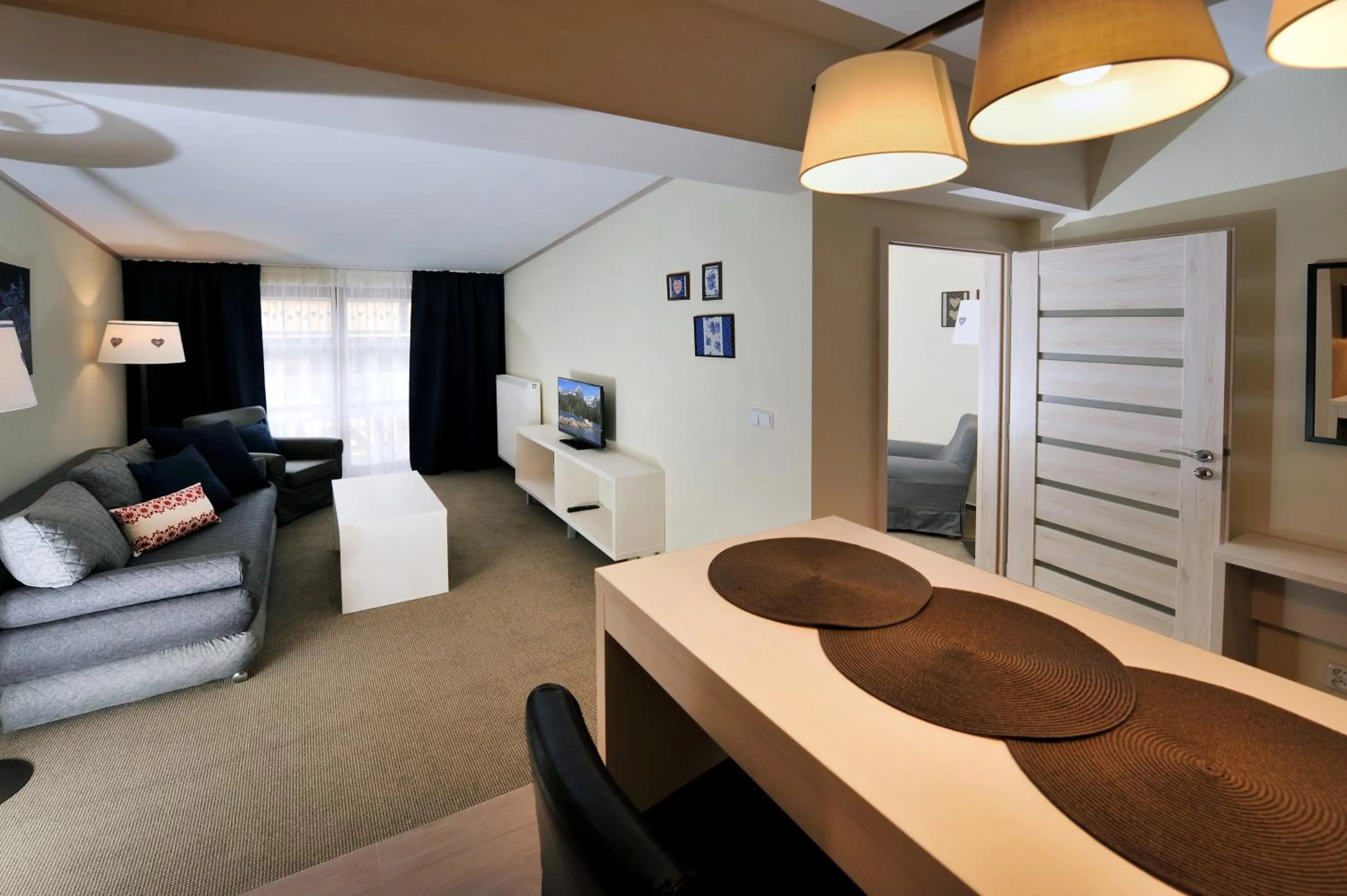 Living room in APLEND Koliba Kamzík