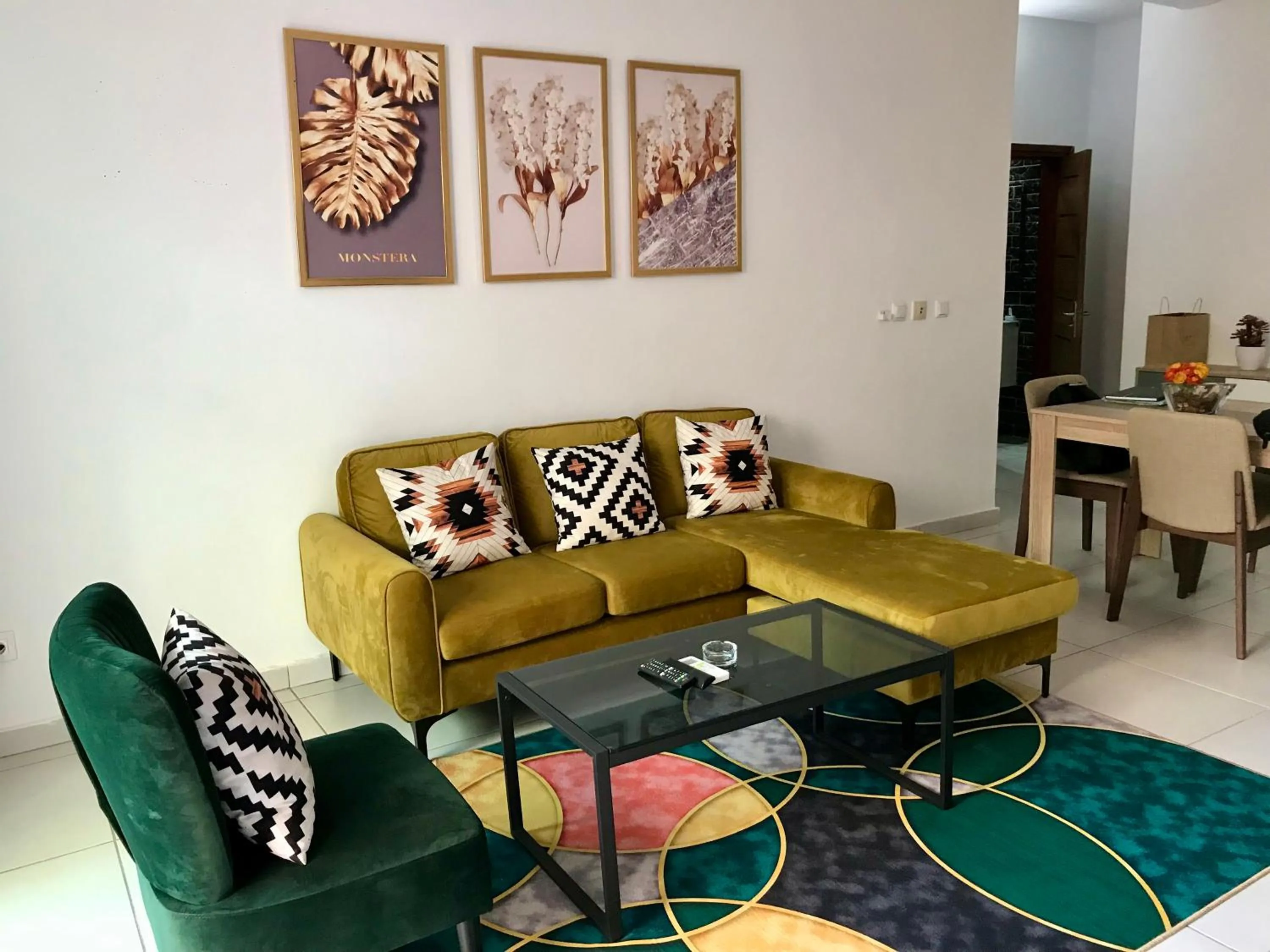 Living room in Residences Saint Pierre