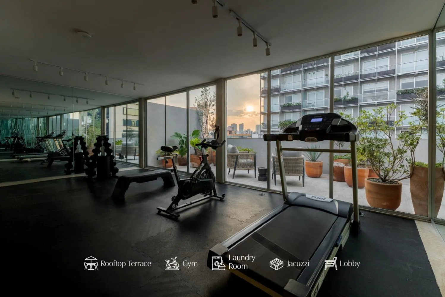 Fitness centre/facilities in Capitalia Antara Polanco