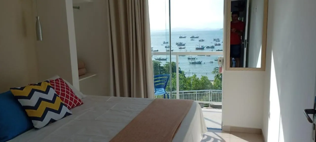 Bed in Hotel Maricá