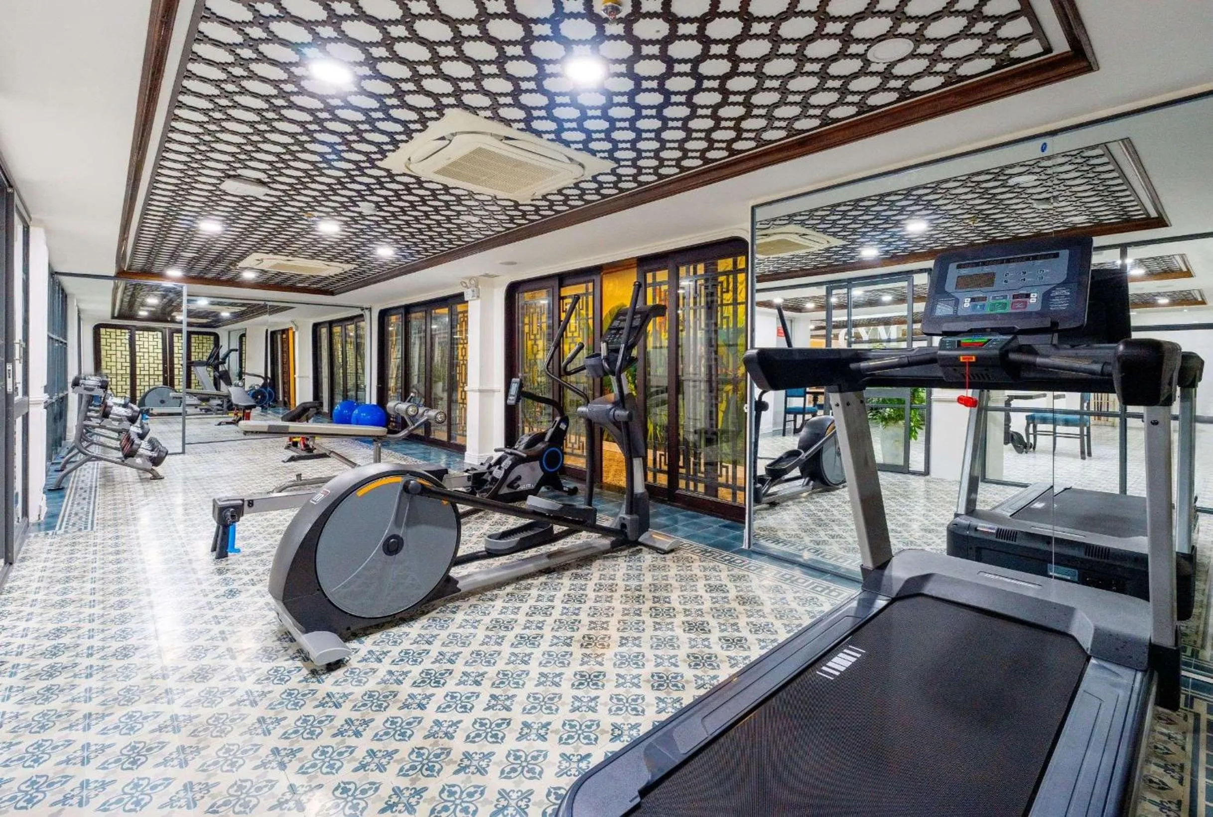 Fitness centre/facilities in Qualia De Hôtel Hoi An - Rooftop Bar City View