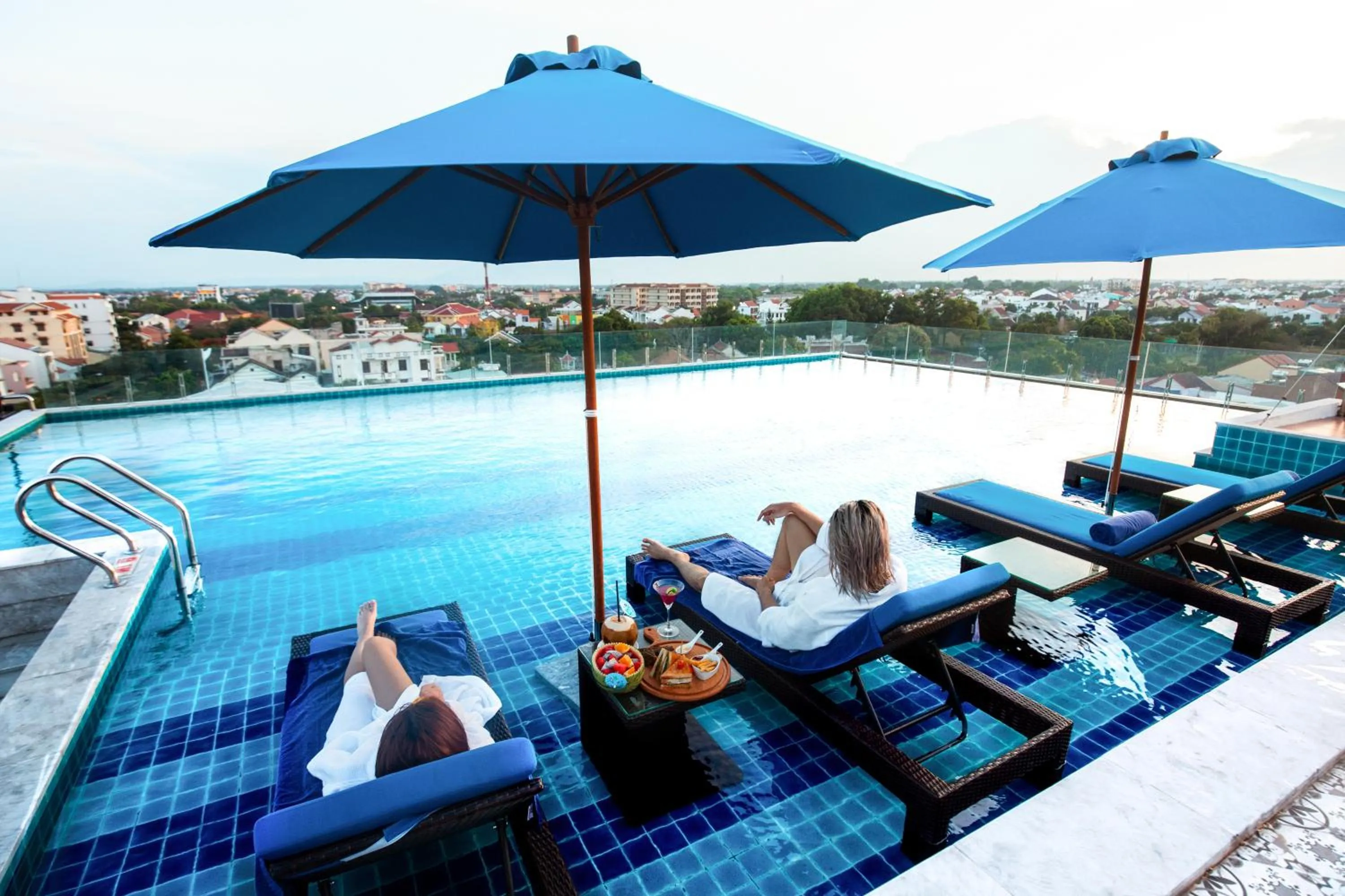 Balcony/Terrace in Qualia De Hôtel Hoi An - Rooftop Bar City View